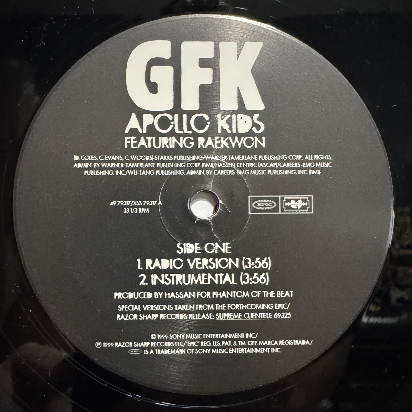 GHOSTFACE KILLAH + RAEKWON - APOLLO KIDS (12