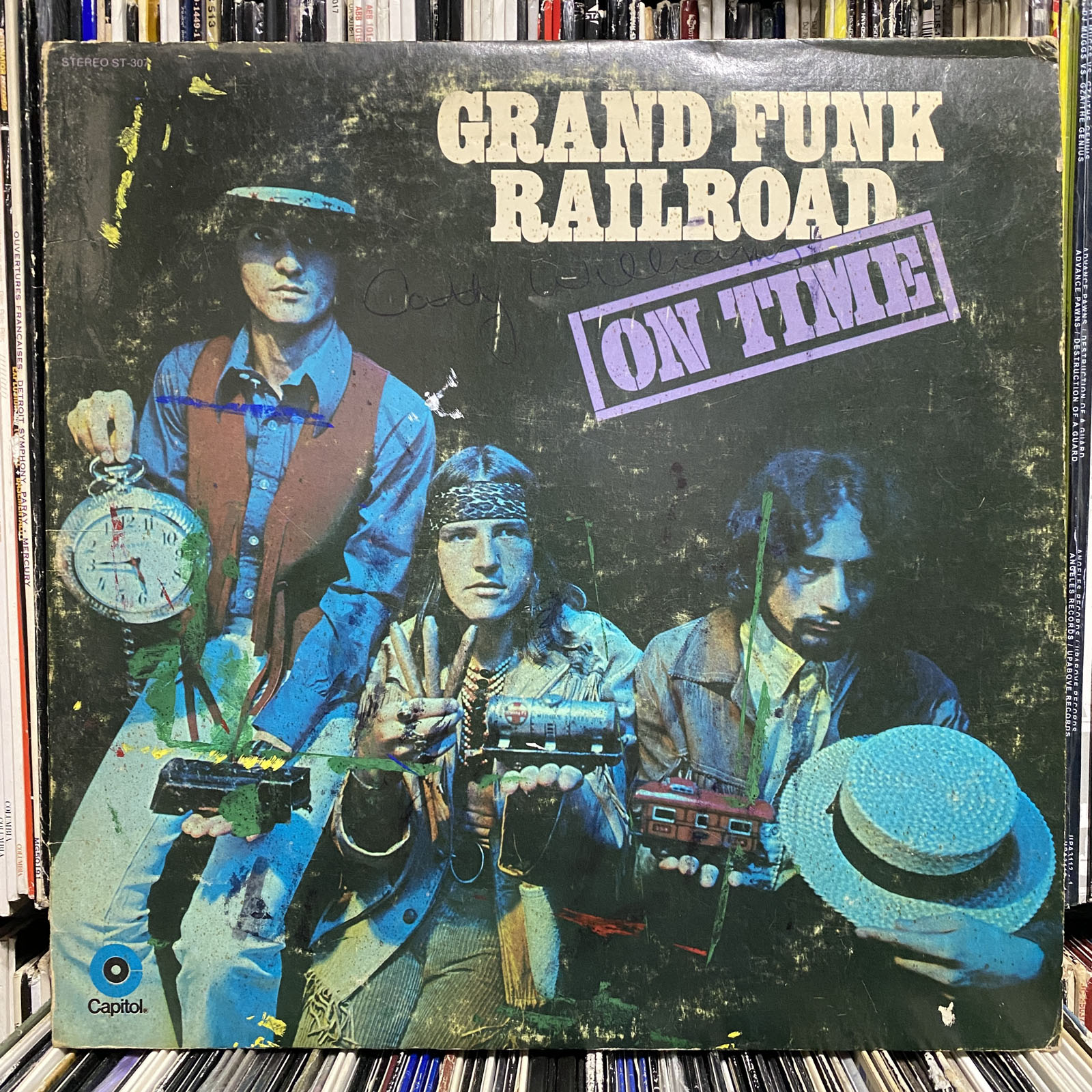 GRAND FUNK RAILROAD - ON TIME (VINYL LP) 1969!!! RARE!!! CAPITOL