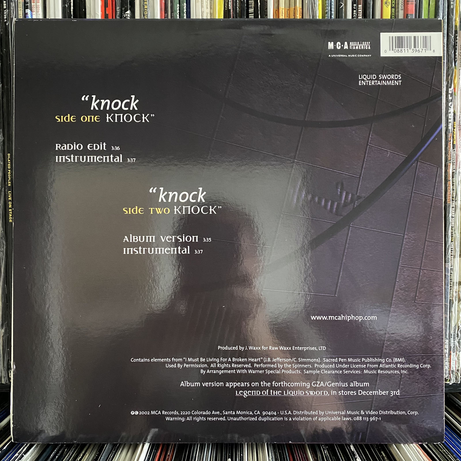 GZA / GENIUS - KNOCK KNOCK (12
