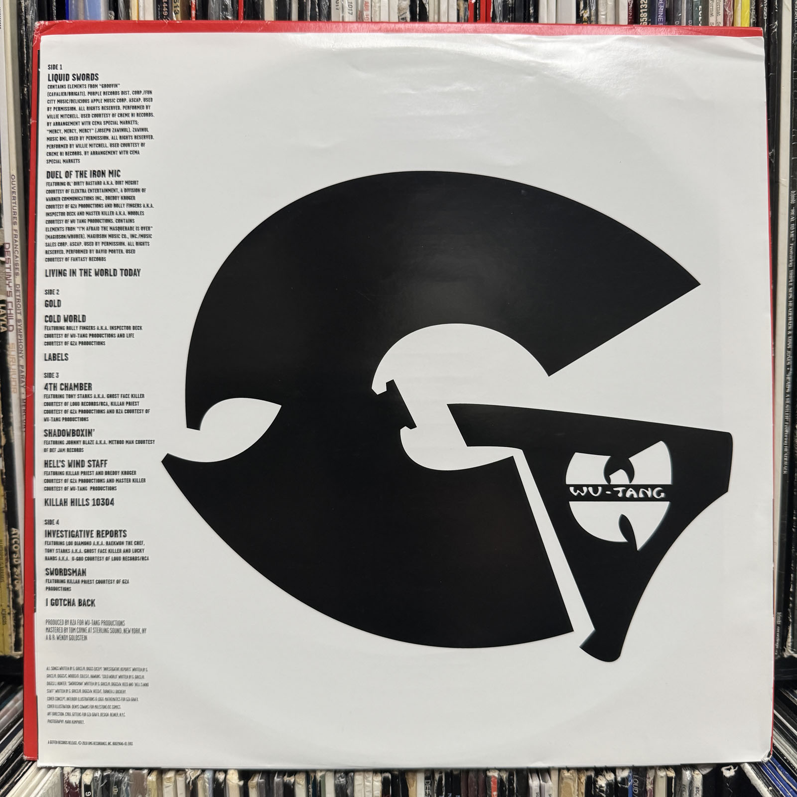 GZA / GENIUS - LIQUID SWORDS (MARVEL VINYL 2LP) 1995 / 2018 WU