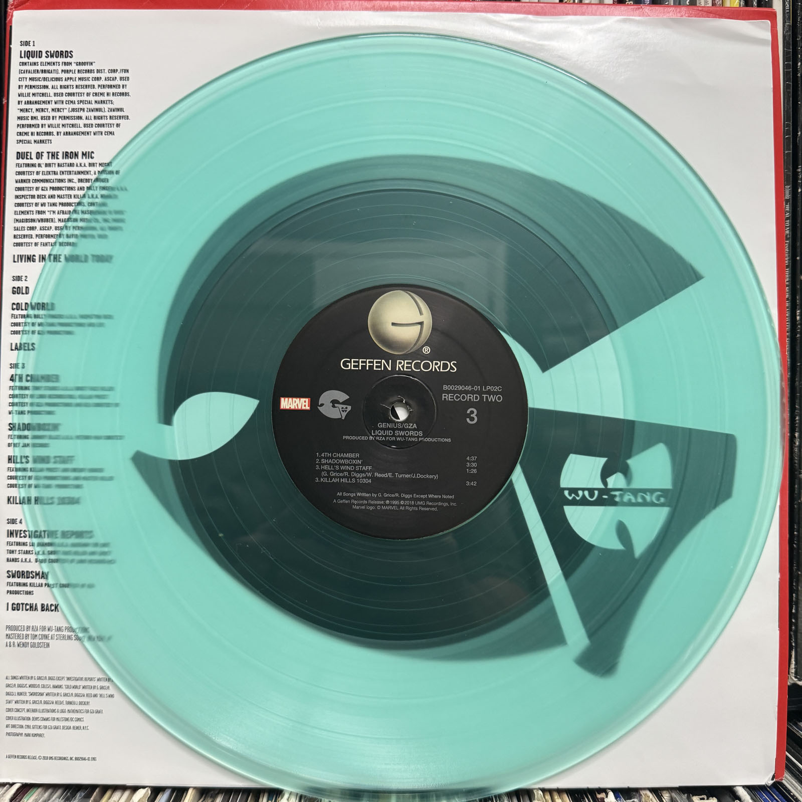 GZA / GENIUS - LIQUID SWORDS (MARVEL VINYL 2LP) 1995 / 2018 WU