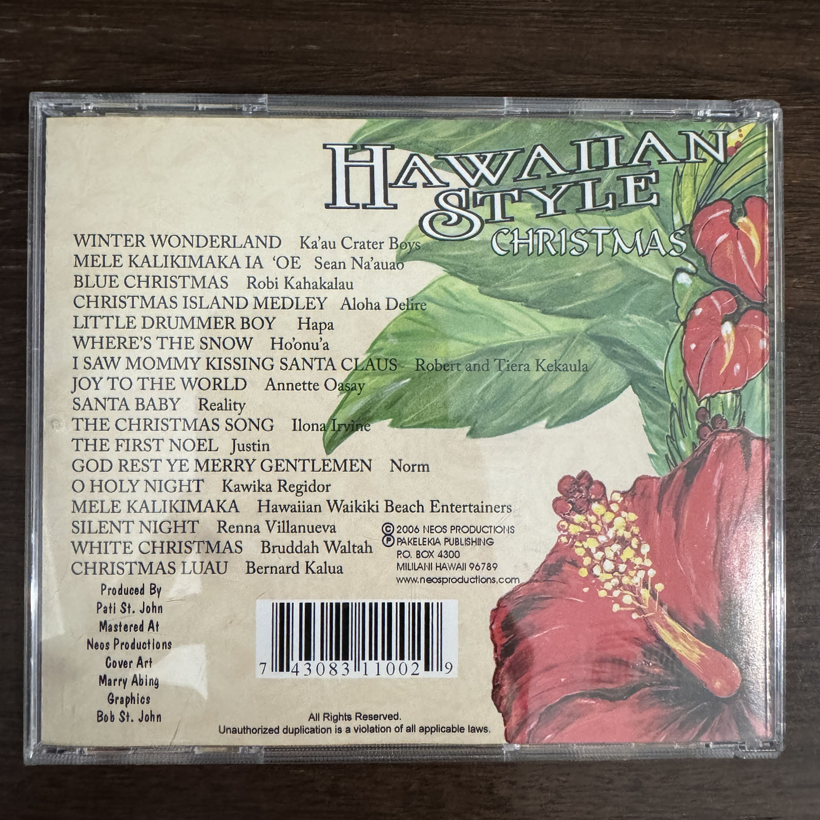 HAWAIIAN STYLE CHRISTMAS (CD) 2006!!! RARE!!! NEOS