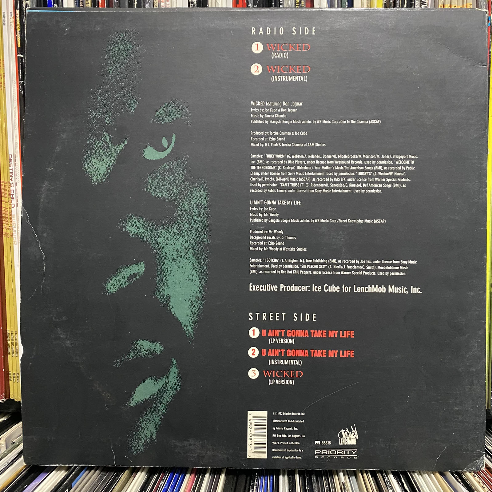 【g-rap】ice cube / wicked【レコード】 WICKED / /ICE CUBE レコード通販COCOBEAT RECORDS