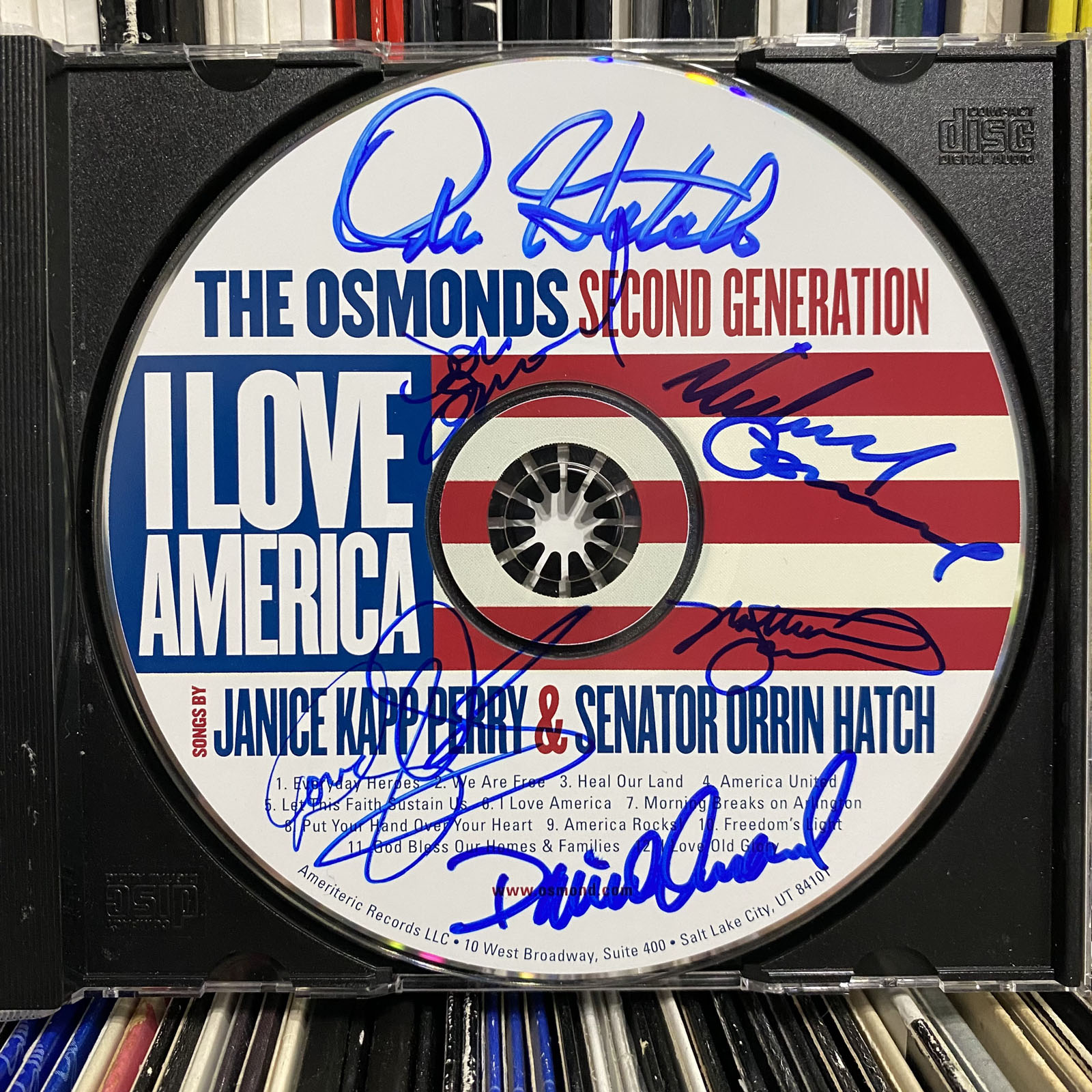 THE OSMONDS SECOND GENERATION - I LOVE AMERICA (CD) 2002!! RARE