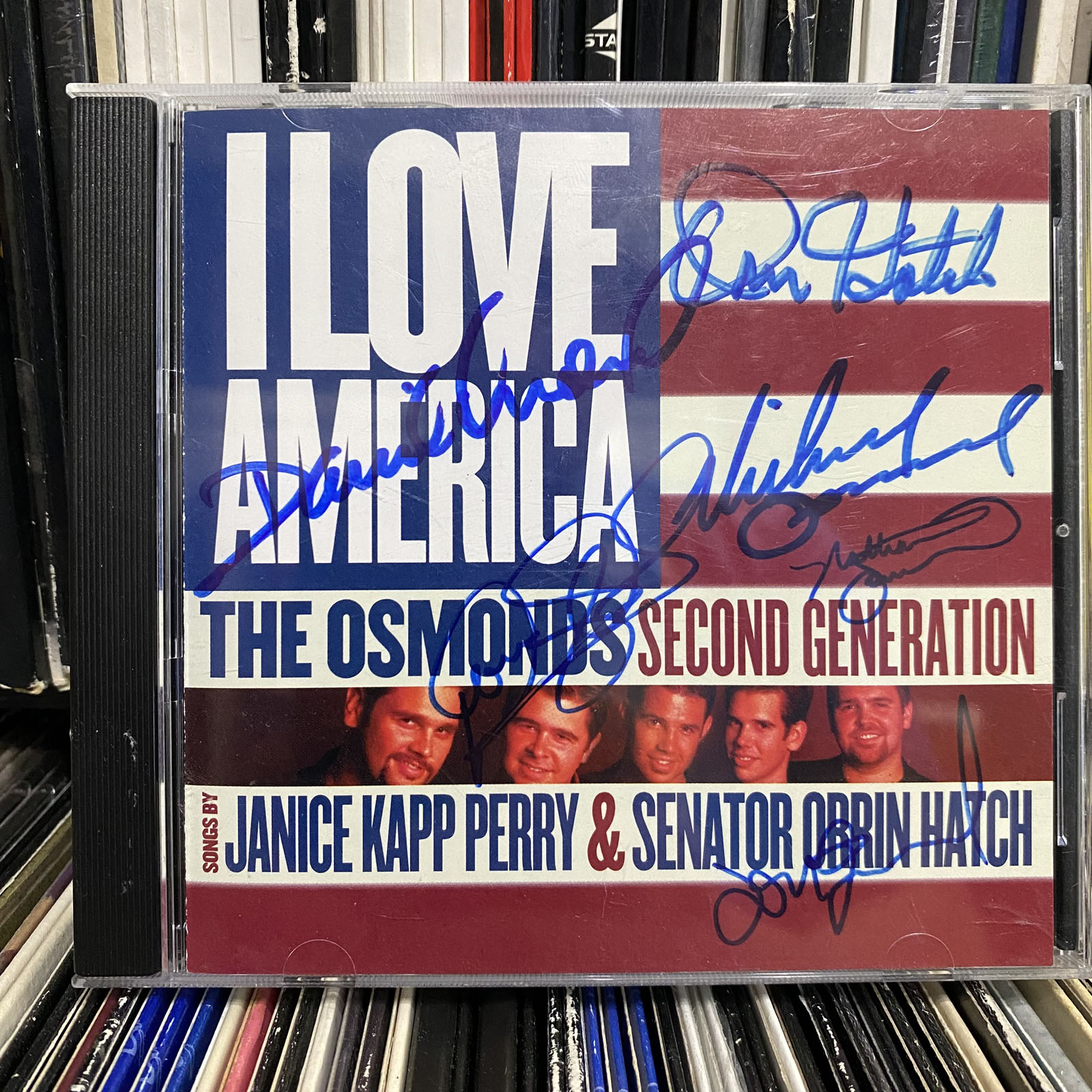 THE OSMONDS SECOND GENERATION - I LOVE AMERICA (CD) 2002!! RARE 