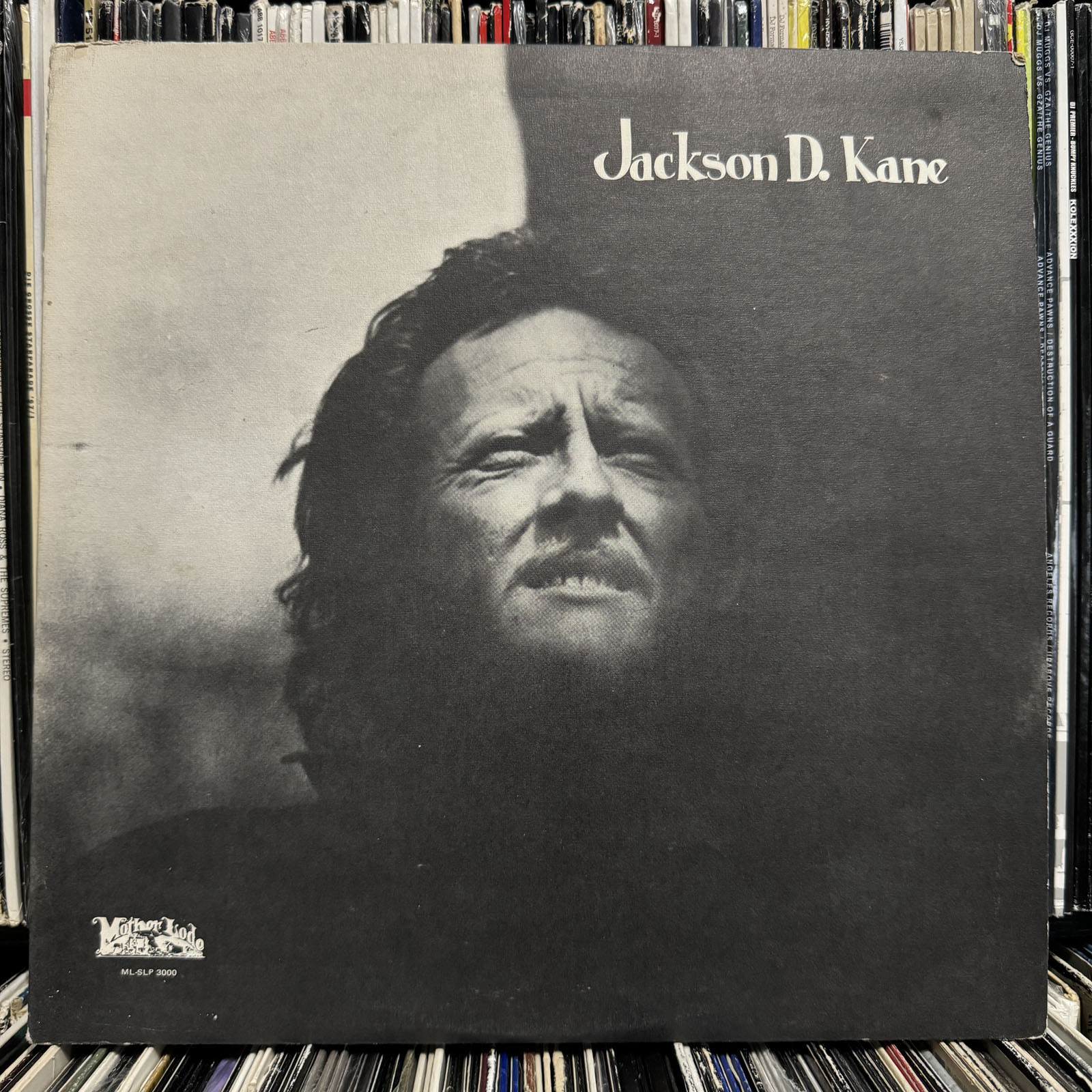 JACKSON D. KANE - SELF-TITLED (VINYL LP) 1973 RARE!! MOTHER LODE