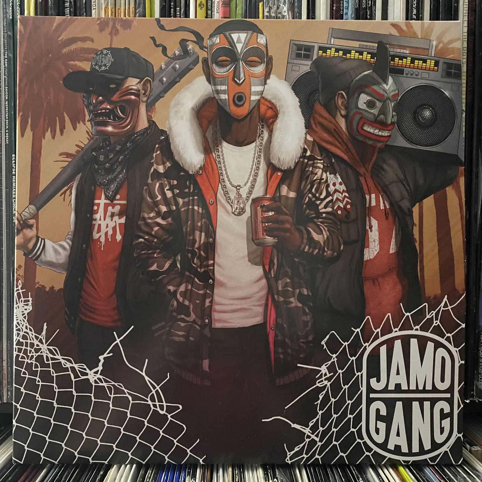 新品 Jamo Gang / LP / DJ Premier 参加 JAMO GANG (VINYL LP) 2017!! RARE!! RAS KASS + DJ PREMIER - GREEN