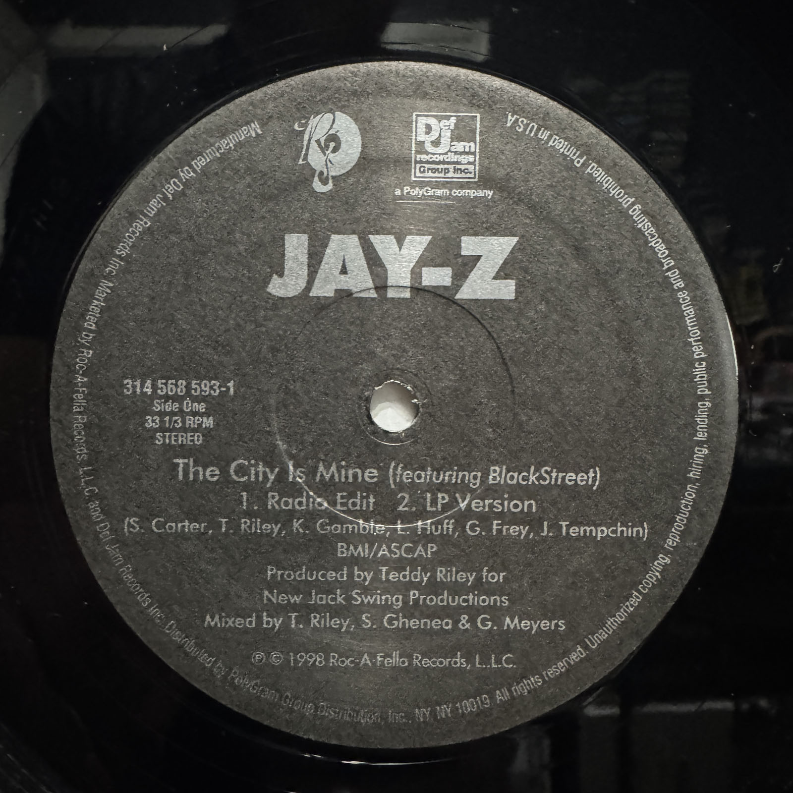 JAY-Z - CITY IS MINE / A MILLION & ONE QUESTIONS (12