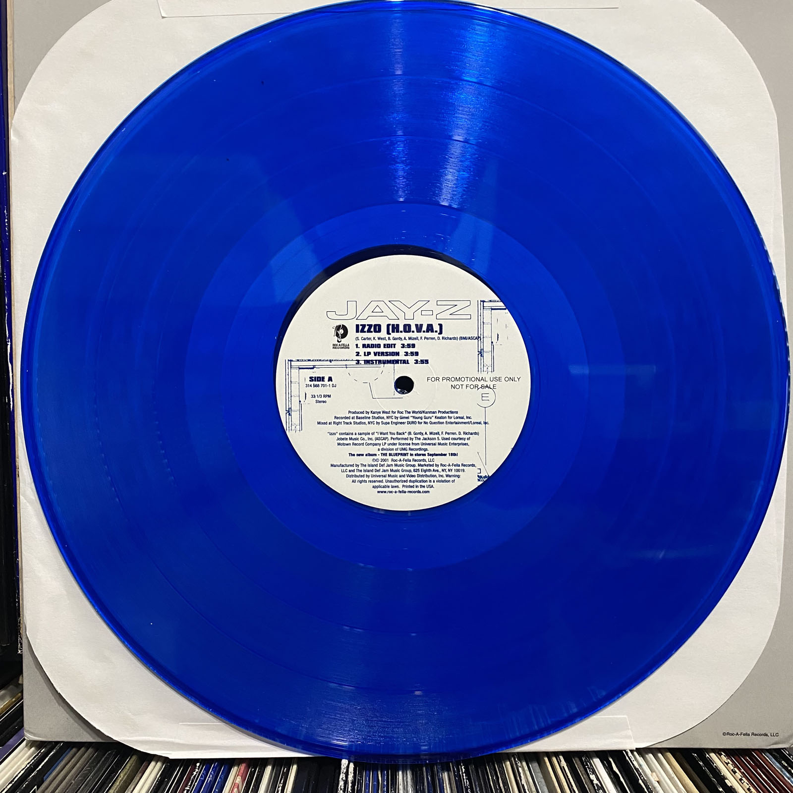 JAY-Z - IZZO (BLUE VINYL 12