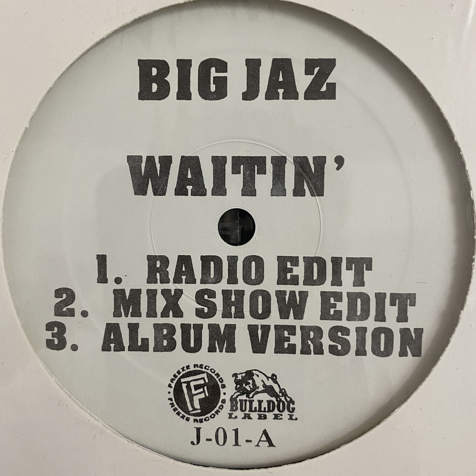 BIG JAZ - WAITIN' / FOUNDATION (12