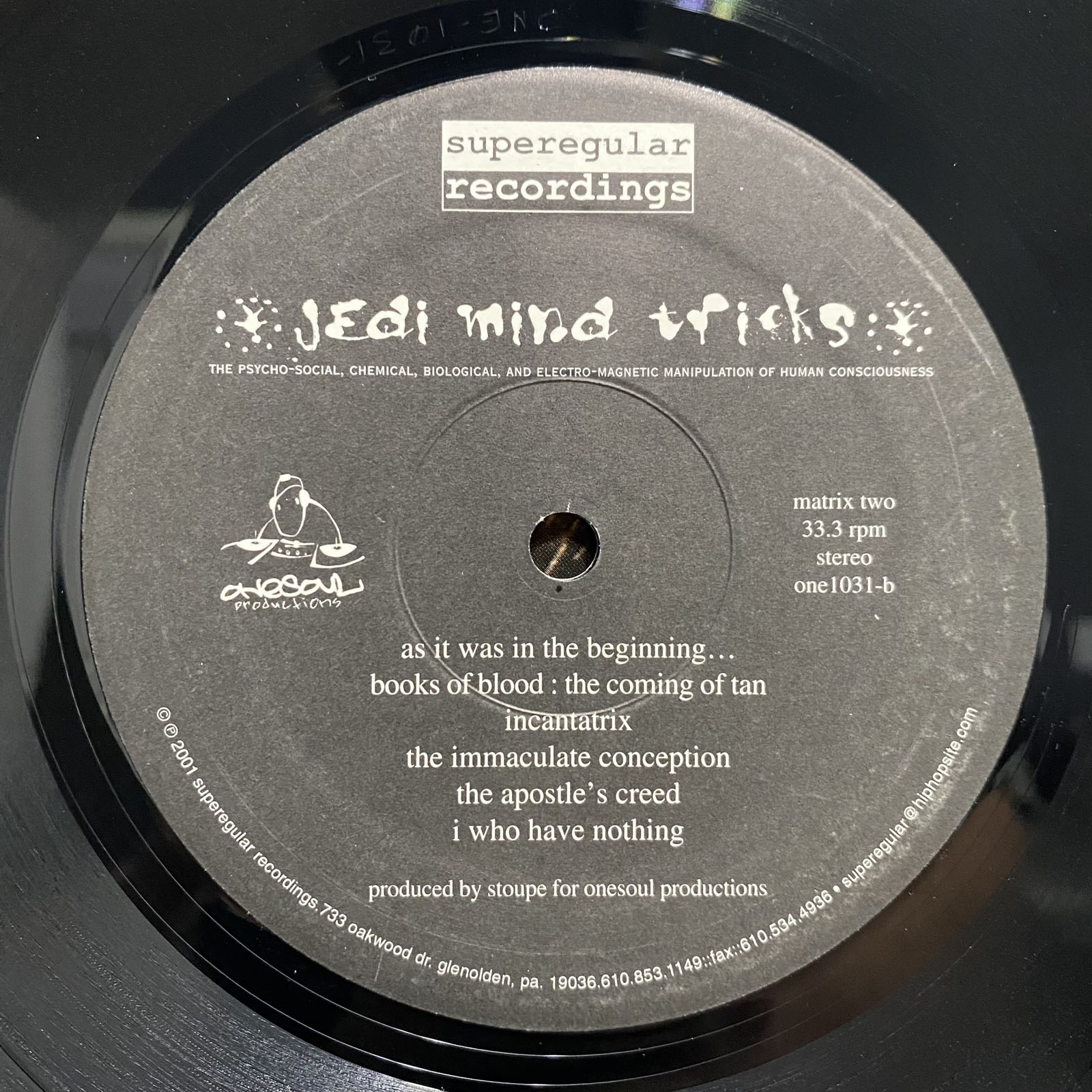 洋楽 JEDI MIND TRICKS THE PSYCHO SOCIAL,CHEM jedimindtricks1c.JPEG
