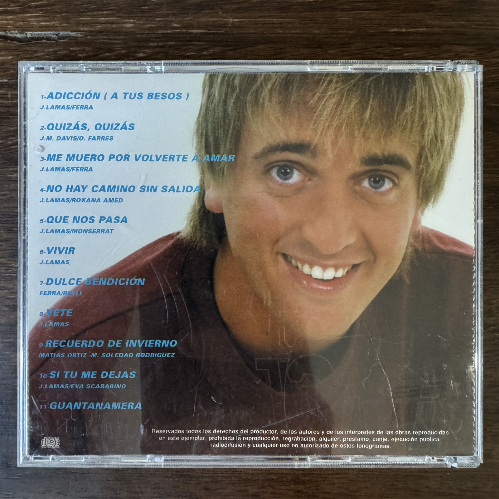 JUSTO LAMAS - VIVIR (CD) RARE PRIVATE LABEL LATIN!! FERRA + ROXANA