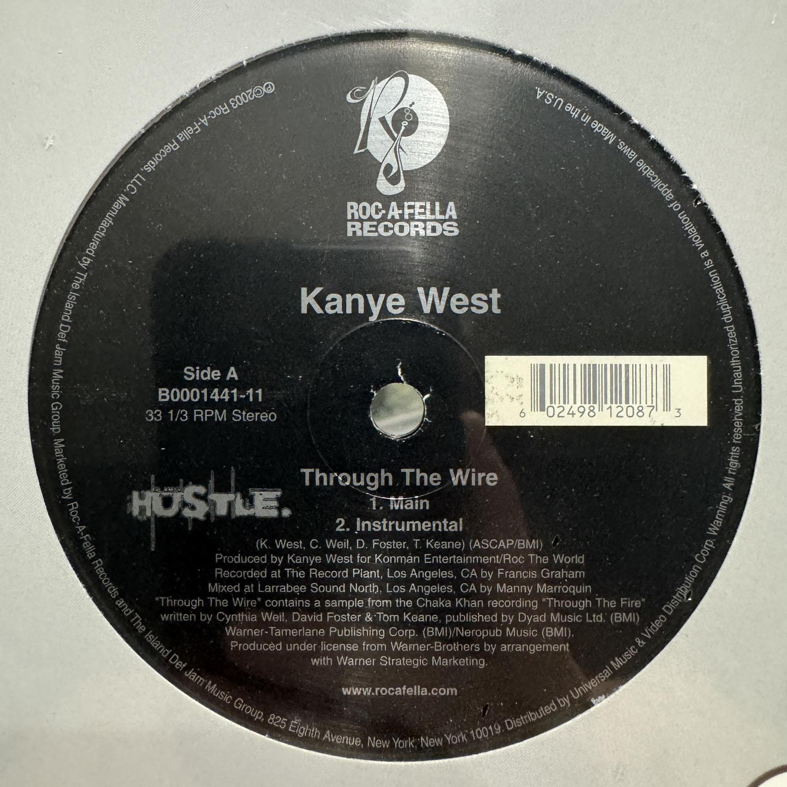 KANYE WEST - THROUGH THE WIRE / TWO WORDS (12