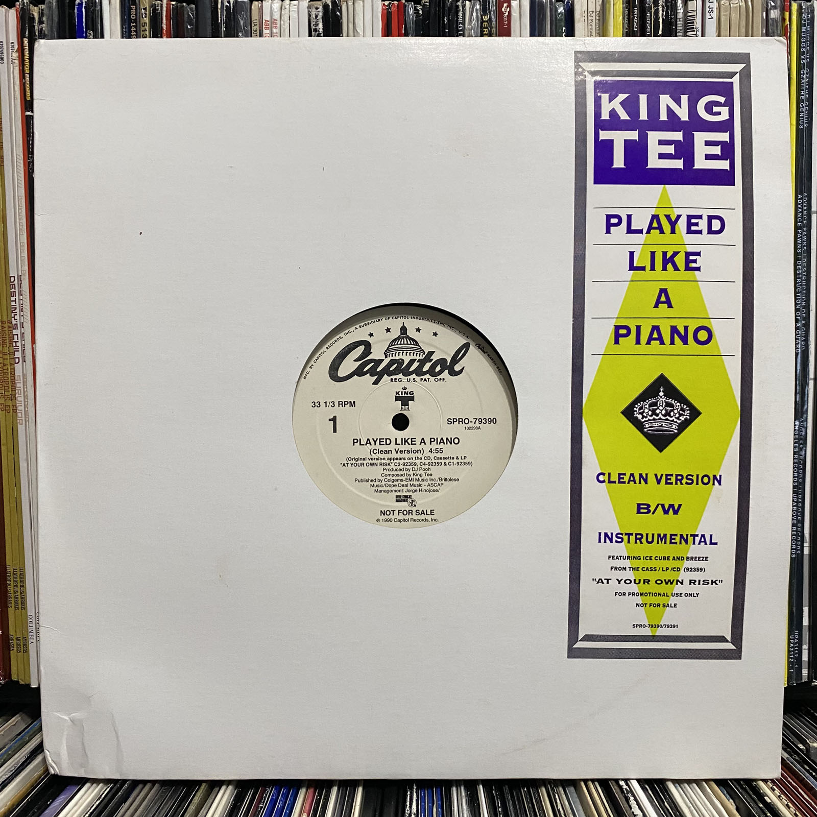 KING TEE - PLAYED LIKE A PIANO (12