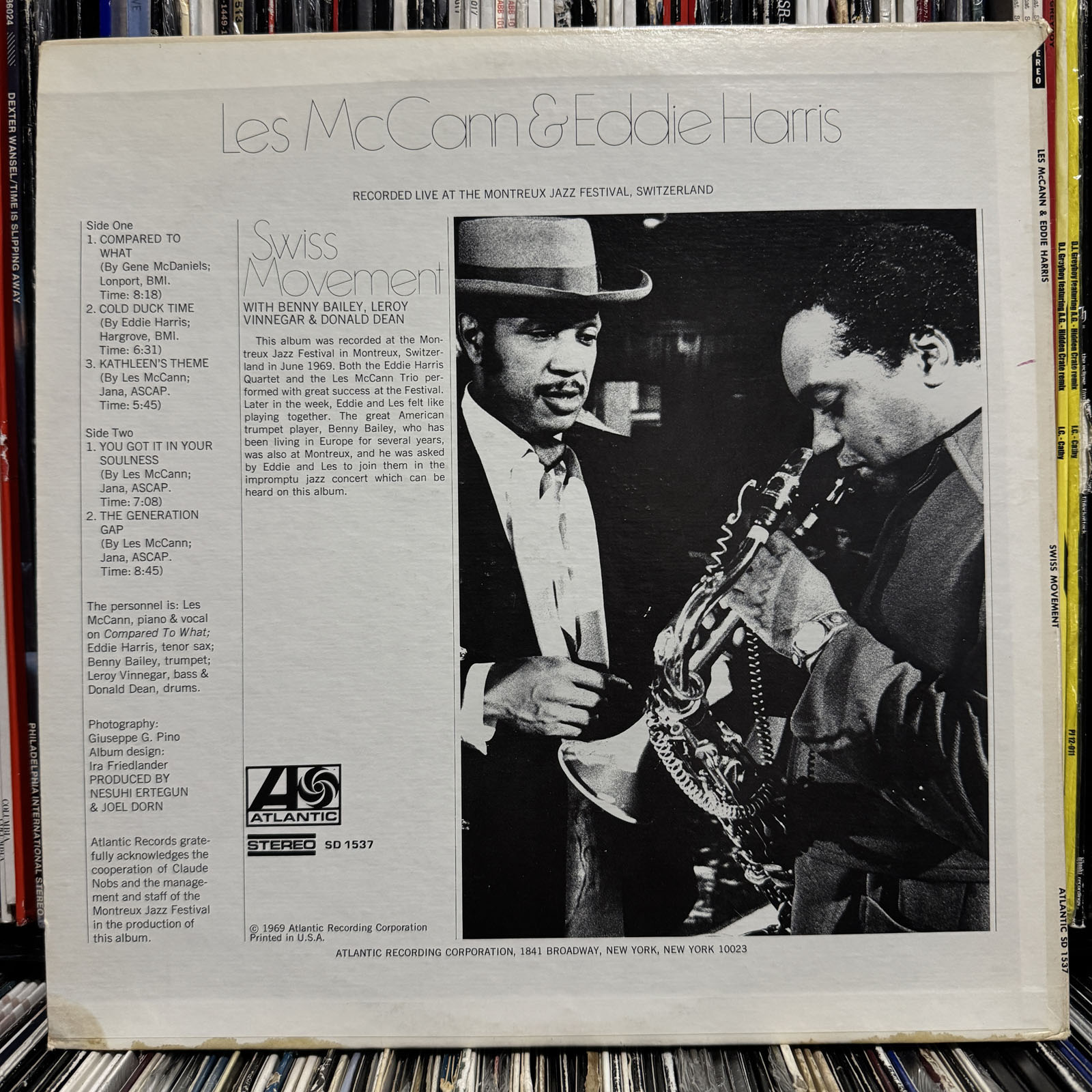 LES MCCANN & EDDIE HARRIS - SWISS MOVEMENT / MONTREUX JAZZ