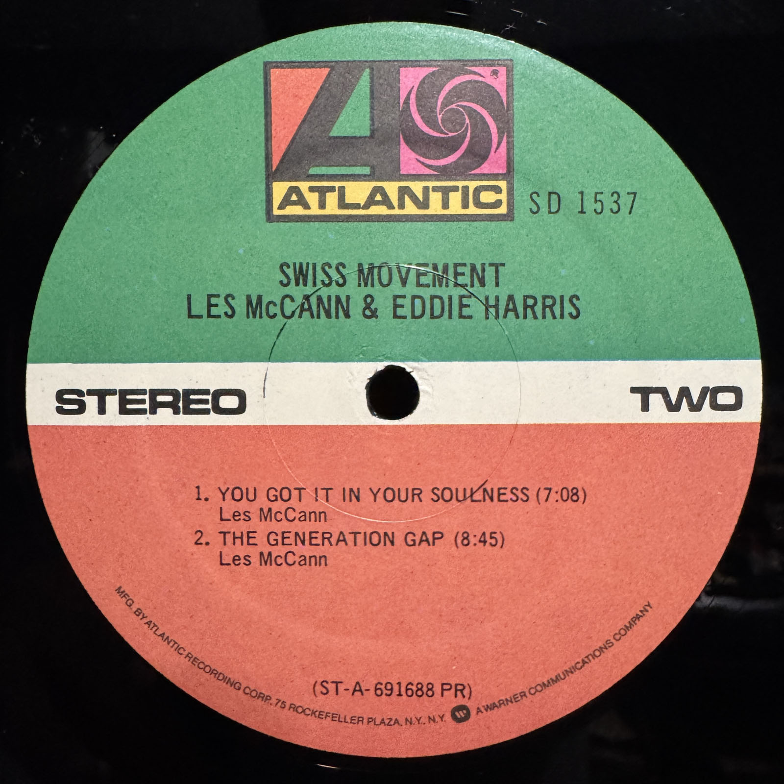 LES MCCANN & EDDIE HARRIS - SWISS MOVEMENT / MONTREUX JAZZ