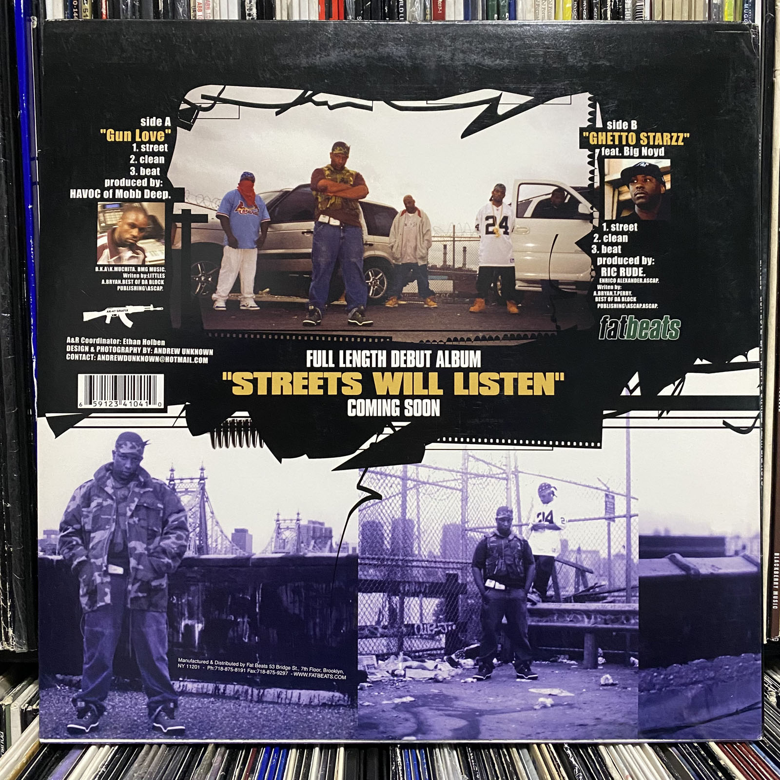 LITTLES - GUN LOVE / GHETTO STARZZ (12