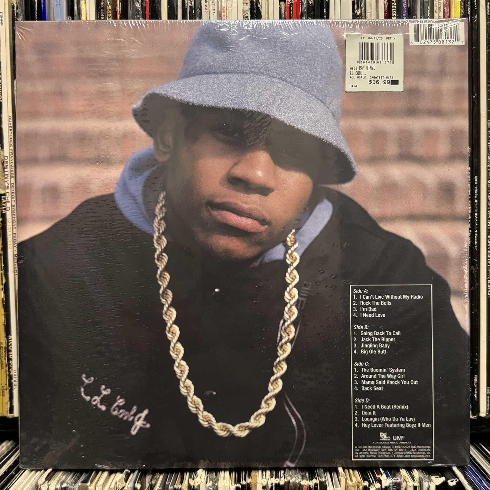 LL COOL J - ALL WORLD (GREATEST HITS) (VINYL 2LP) 2025!! SEALED