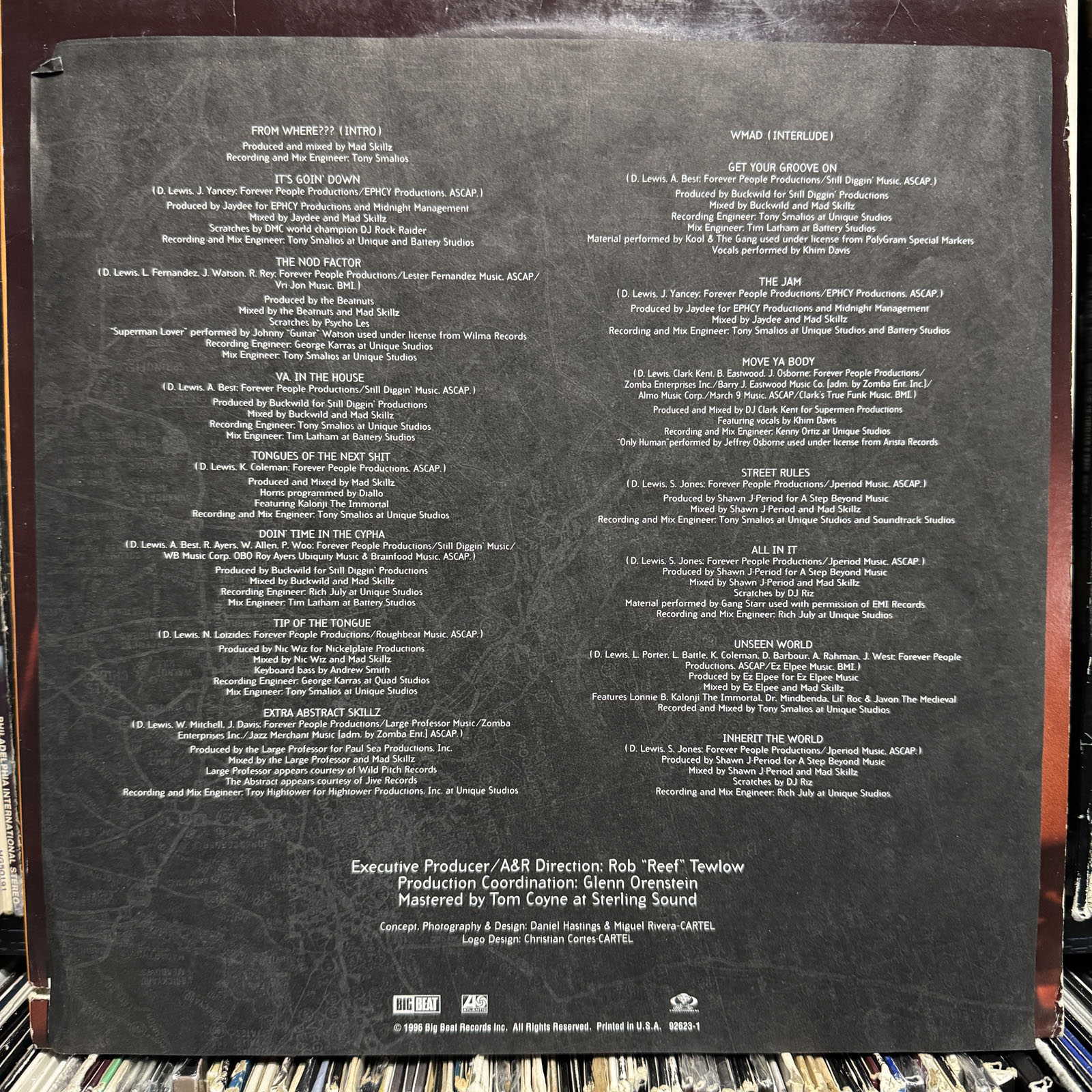 MAD SKILLZ - FROM WHERE??? (VINYL 2LP) 1996!! RARE!! LARGE