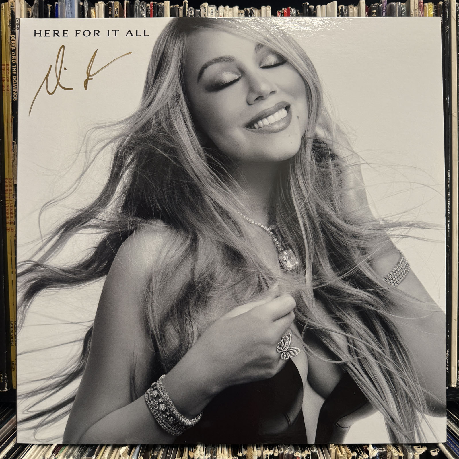 MARIAH CAREY - HERE FOR IT ALL (BLUSH VINYL 2LP) 2025!! SIGNED
