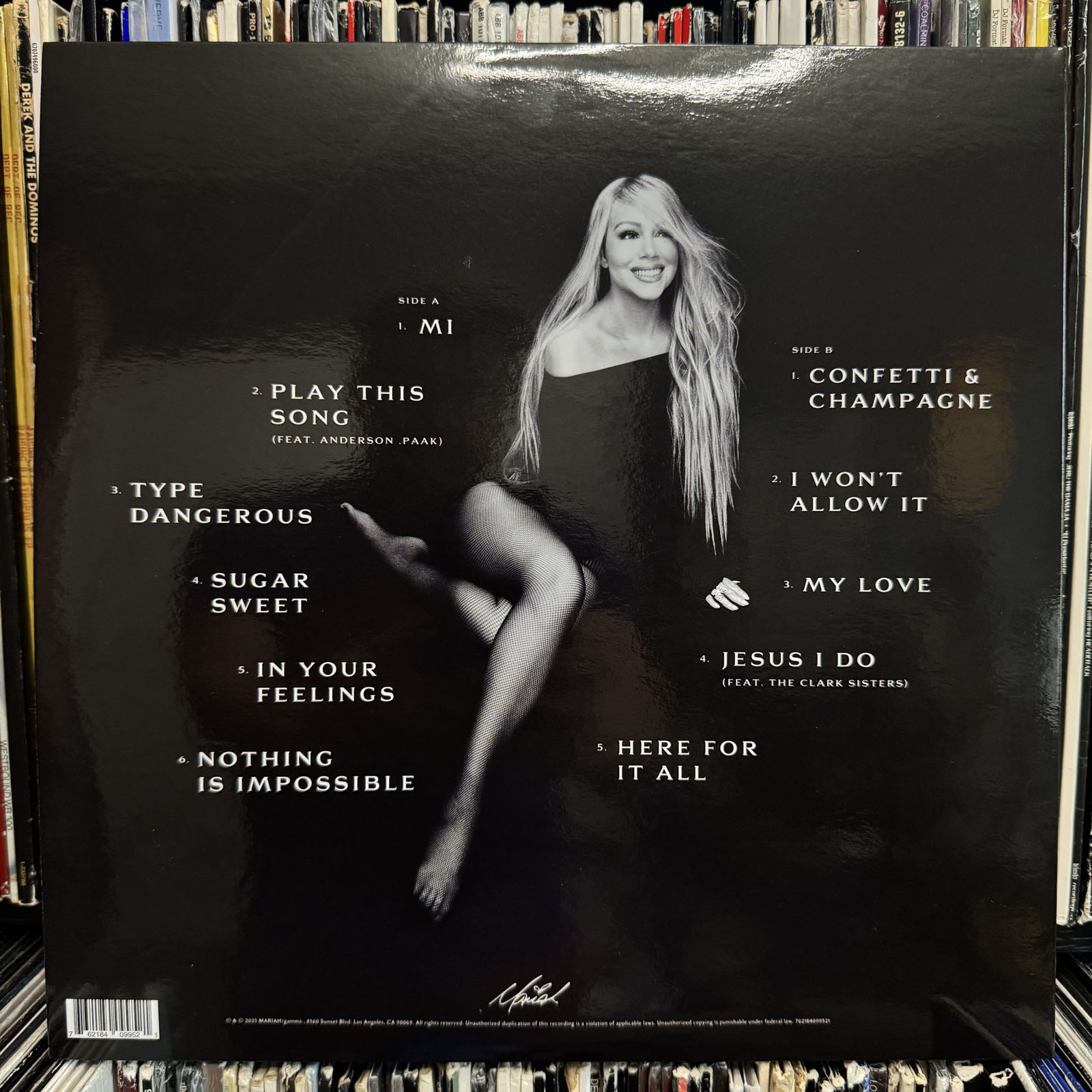 MARIAH CAREY - HERE FOR IT ALL (BLUSH VINYL 2LP) 2025!! SIGNED
