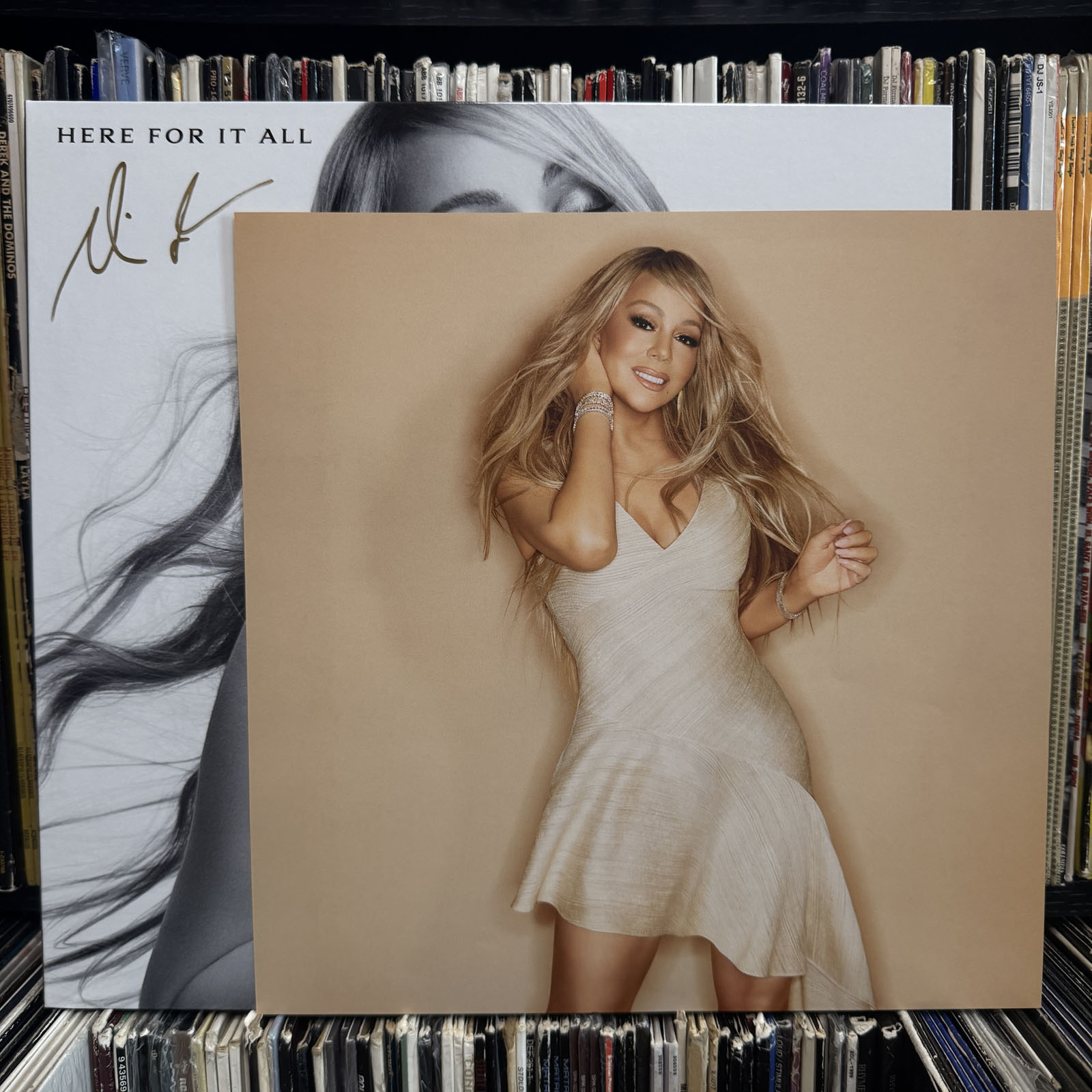 MARIAH CAREY - HERE FOR IT ALL (BLUSH VINYL 2LP) 2025!! SIGNED