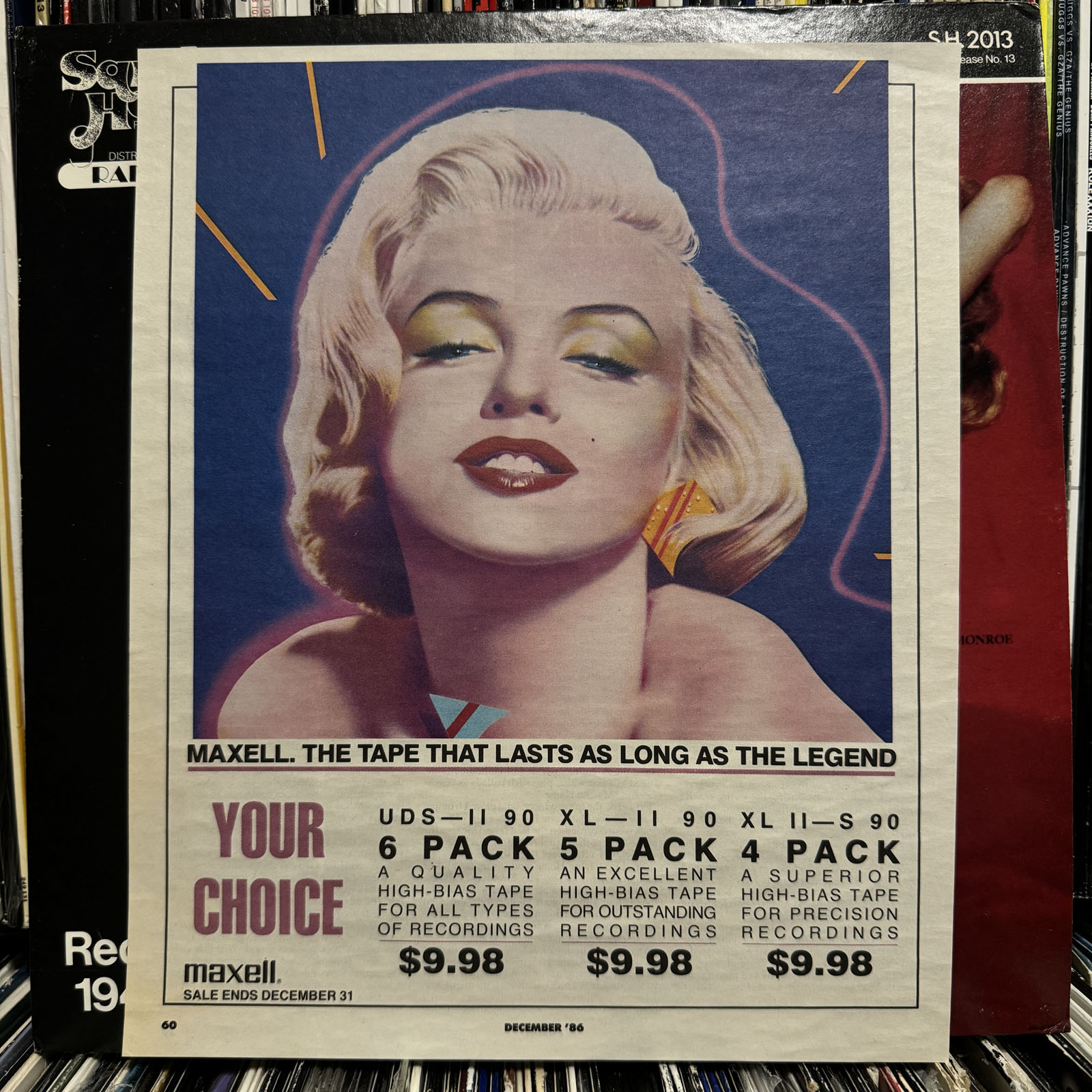 MARILYN MONROE - RARE RECORDINGS 1948-1962 (VINYL LP) RARE!!! NUDE