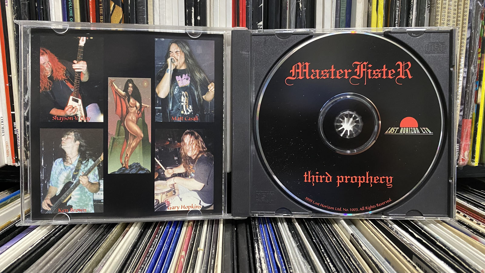 MASTER FISTER - THIRD PROPHECY (CD) 1999!!! RARE!!! LOST HORIZON