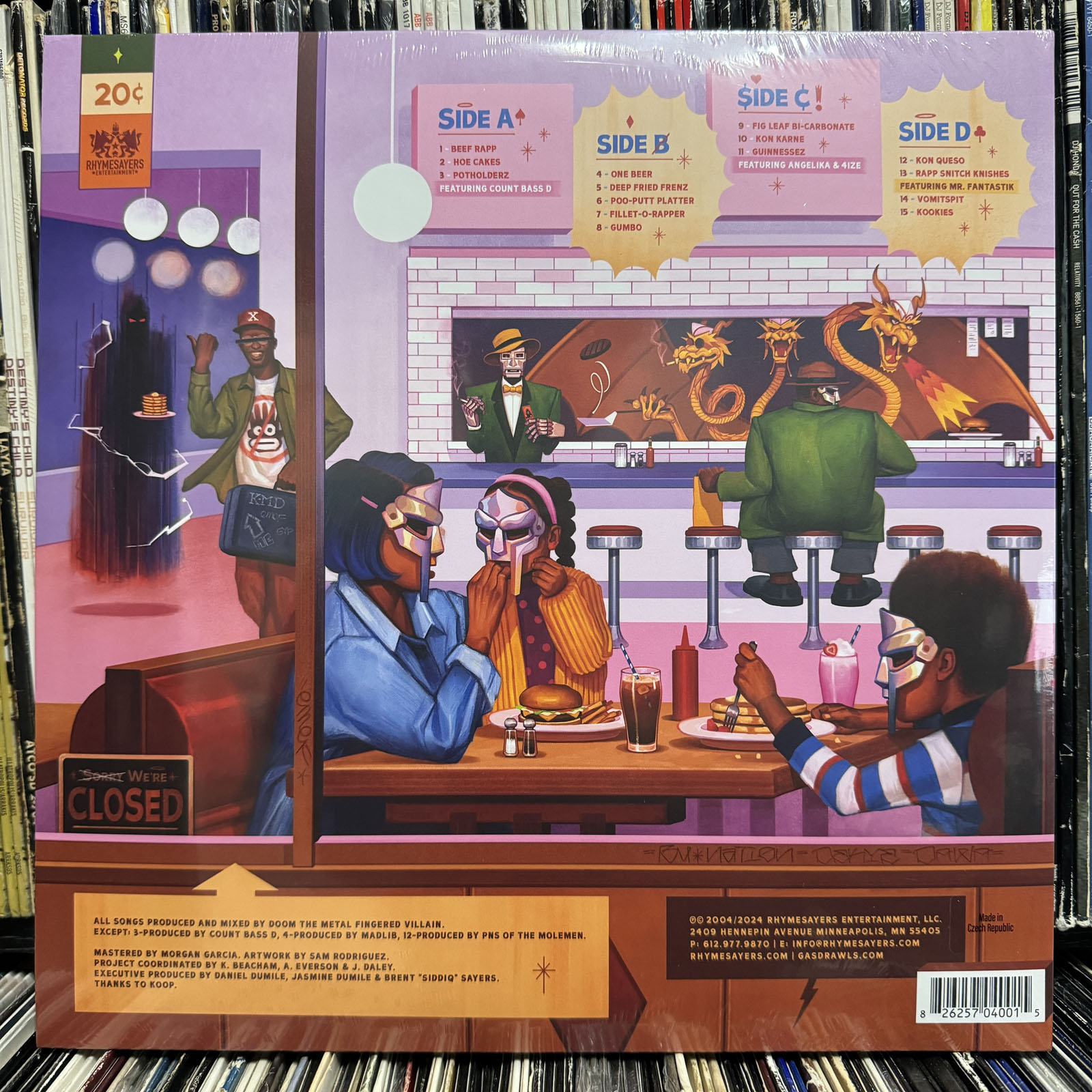 MF DOOM - MM..FOOD (20TH ANNIVERSARY SWEET TART VINYL 2LP) 2004