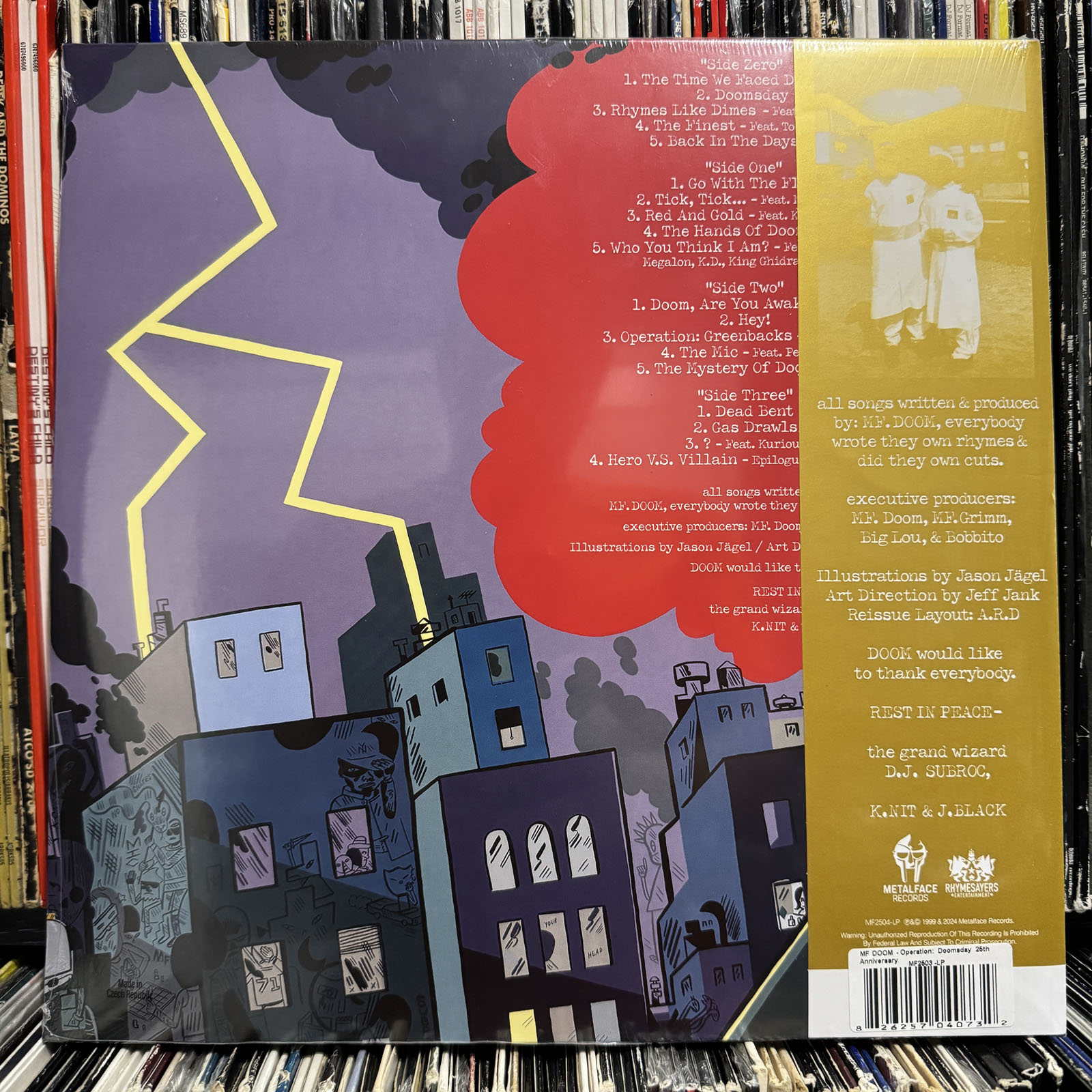 新品未開封MF DOOM Operation: Doomsday 2枚組レコード MF DOOM - OPERATION: DOOMSDAY (VINYL 2LP) 1999 / 2024