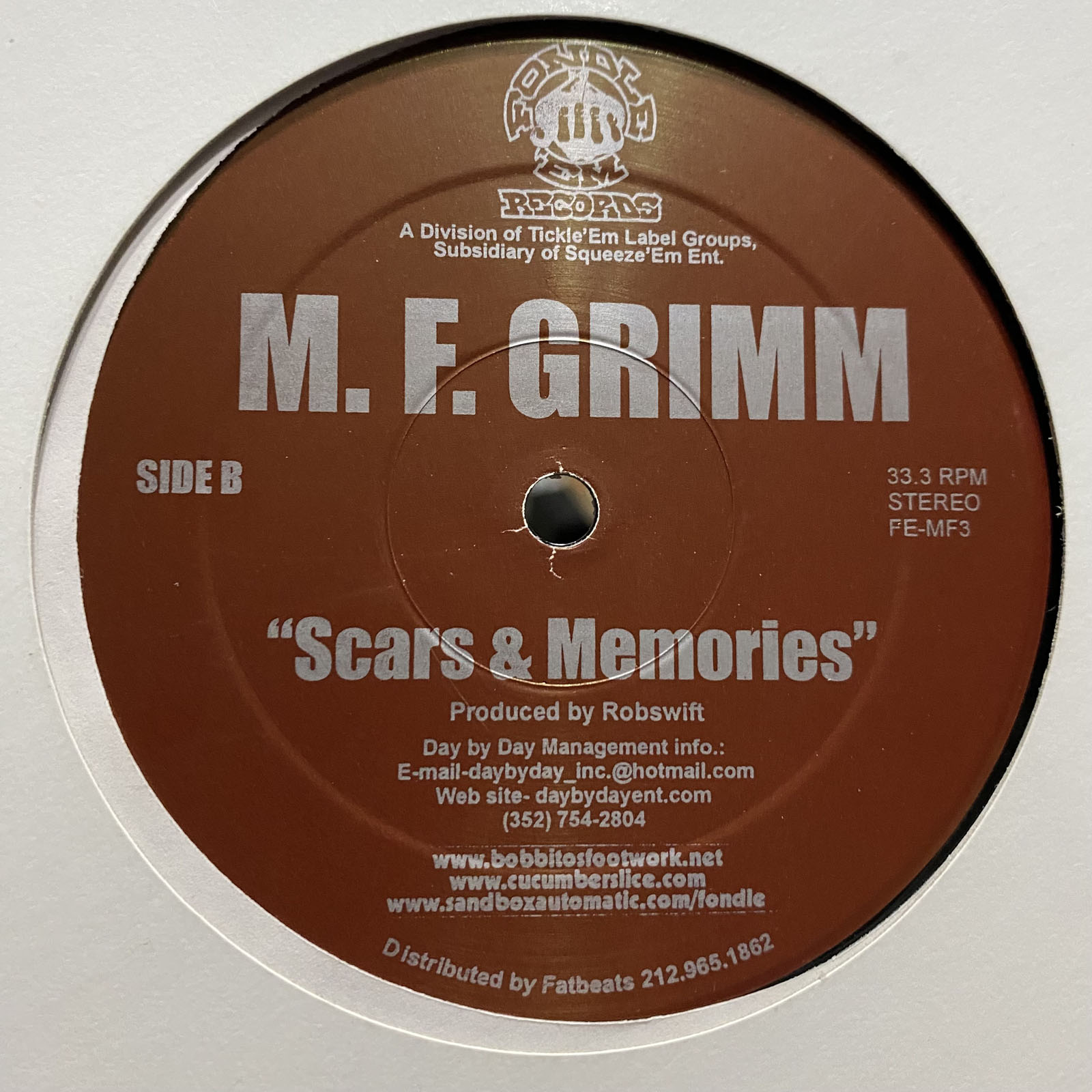 M.F. GRIMM - WW III / SCARS & MEMORIES (12