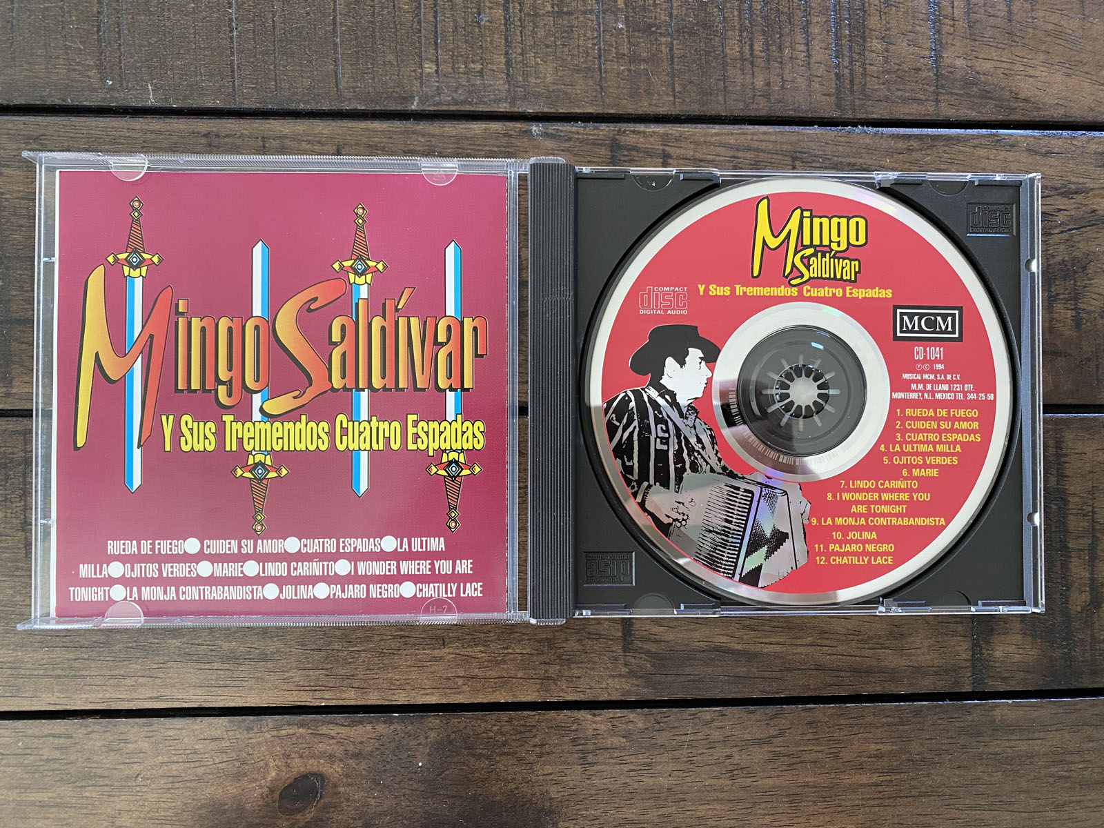 MINGO SALDIVAR Y SUS TREMENDOS CUATRO ESPADAS (CD) 1994