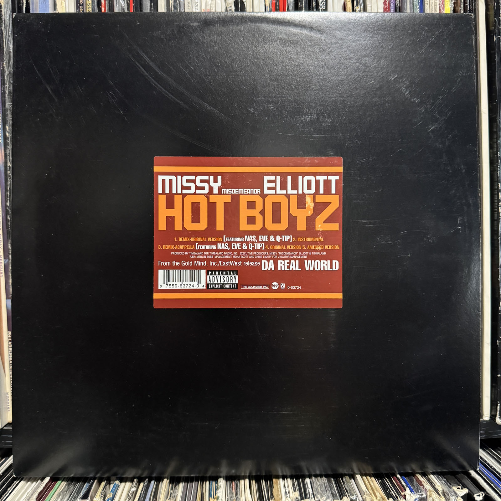 MISSY ELLIOTT - HOT BOYZ (+REMIX) (12