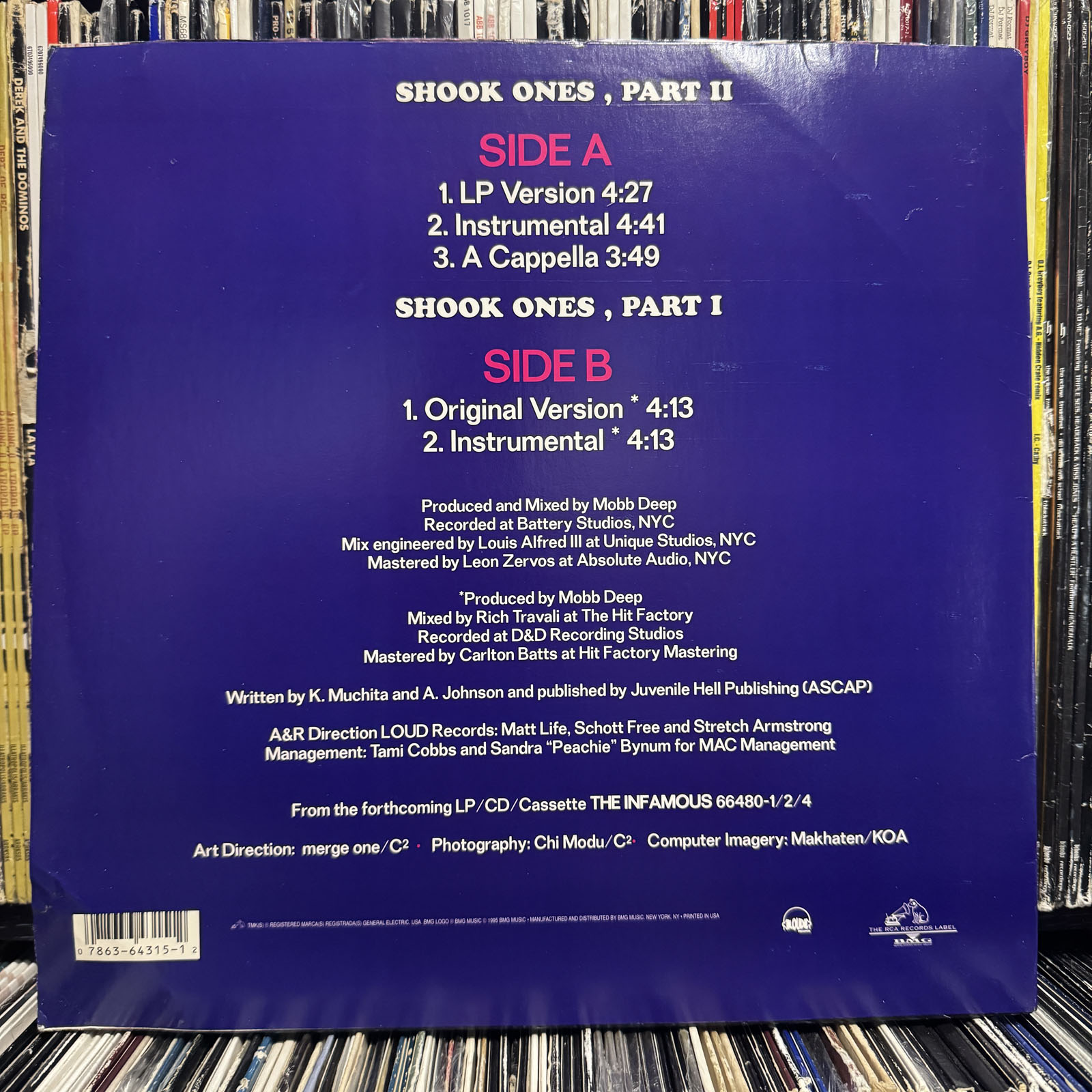 MOBB DEEP - SHOOK ONES PT II (+ORIGINAL) (12