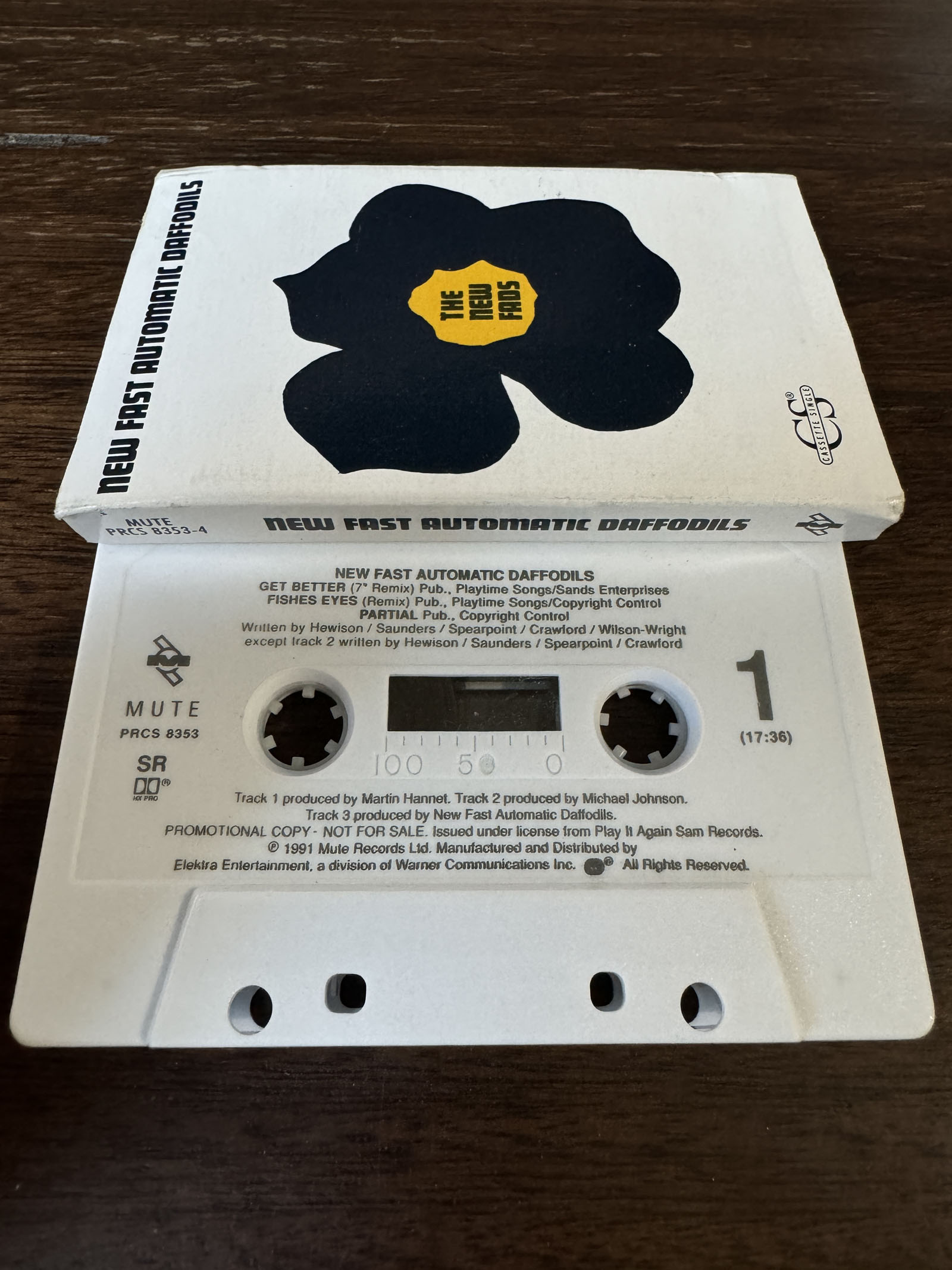 NEW FAST AUTOMATIC DAFFODILS - THE NEW FADS (CASSETTE TAPE) 1991