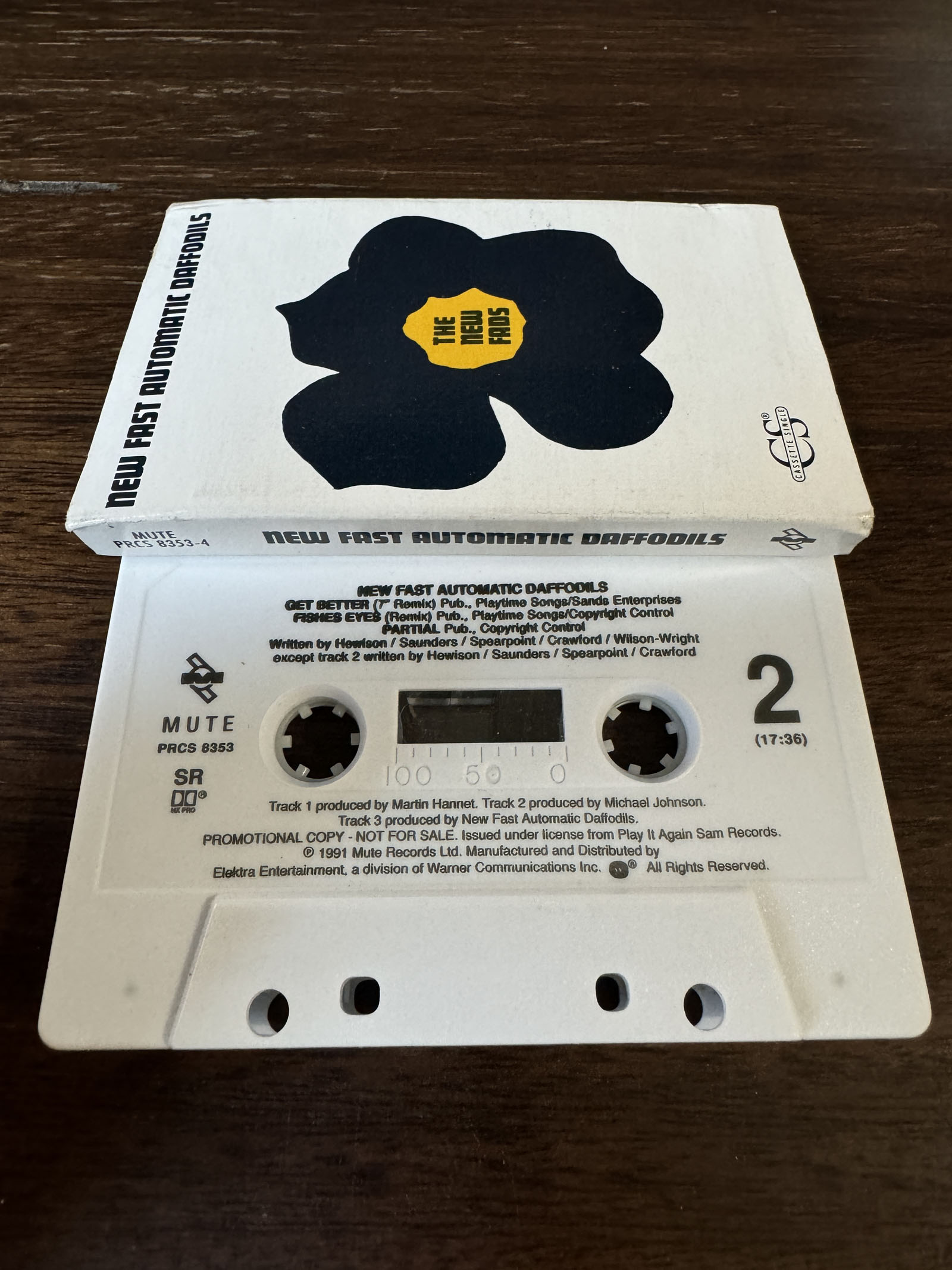 NEW FAST AUTOMATIC DAFFODILS - THE NEW FADS (CASSETTE TAPE) 1991