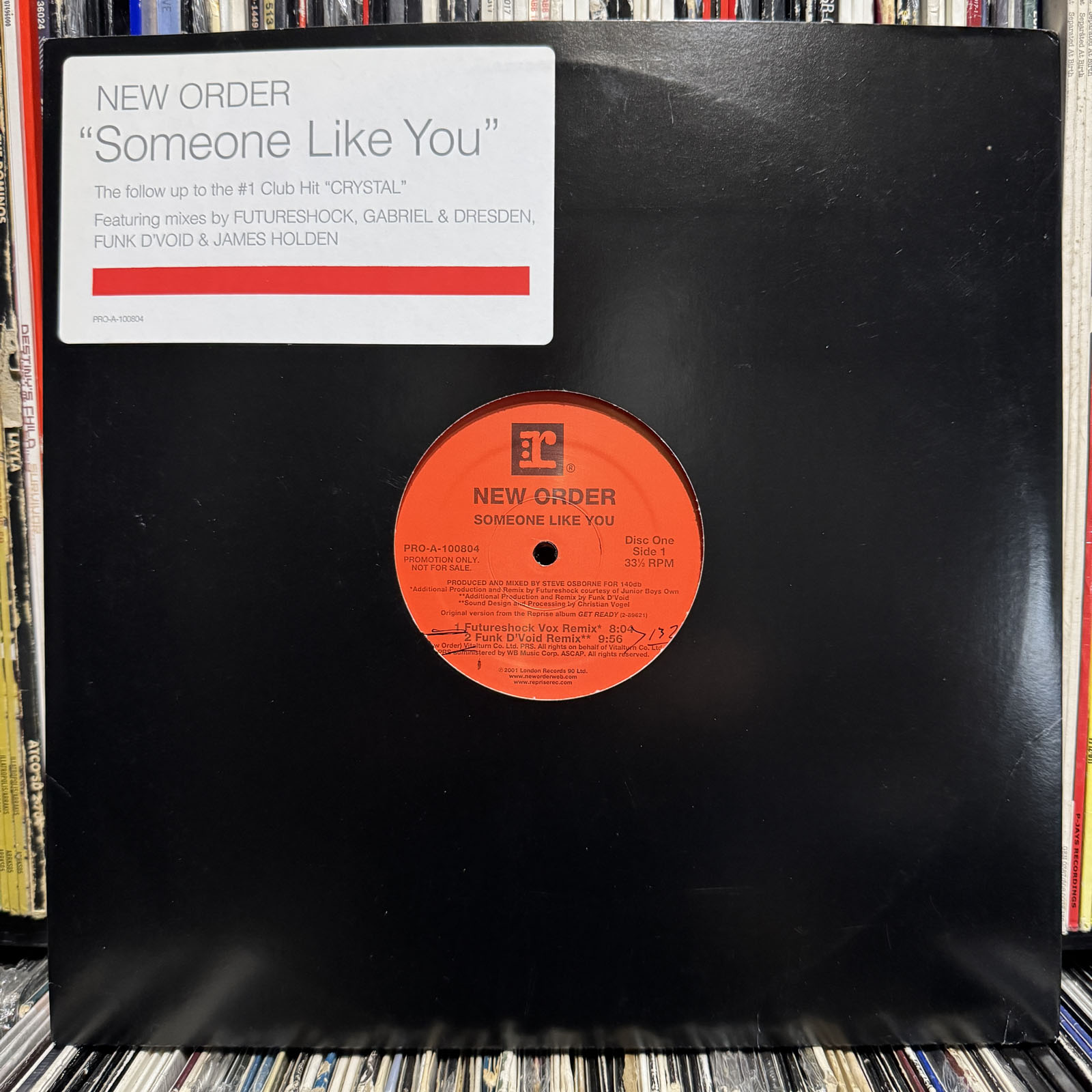 NEW ORDER - SOMEONE LIKE YOU (REMIXES) (VINYL 2EP) 2001!! RARE