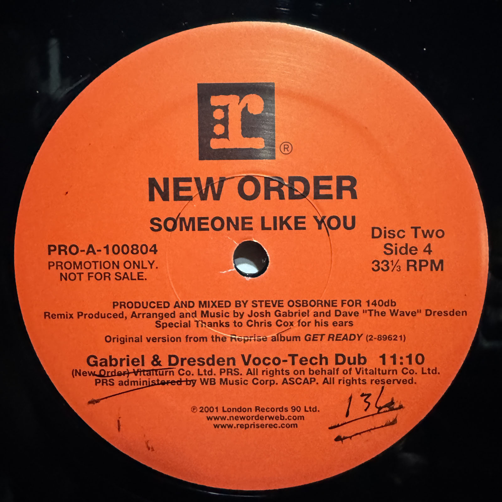 NEW ORDER - SOMEONE LIKE YOU (REMIXES) (VINYL 2EP) 2001!! RARE