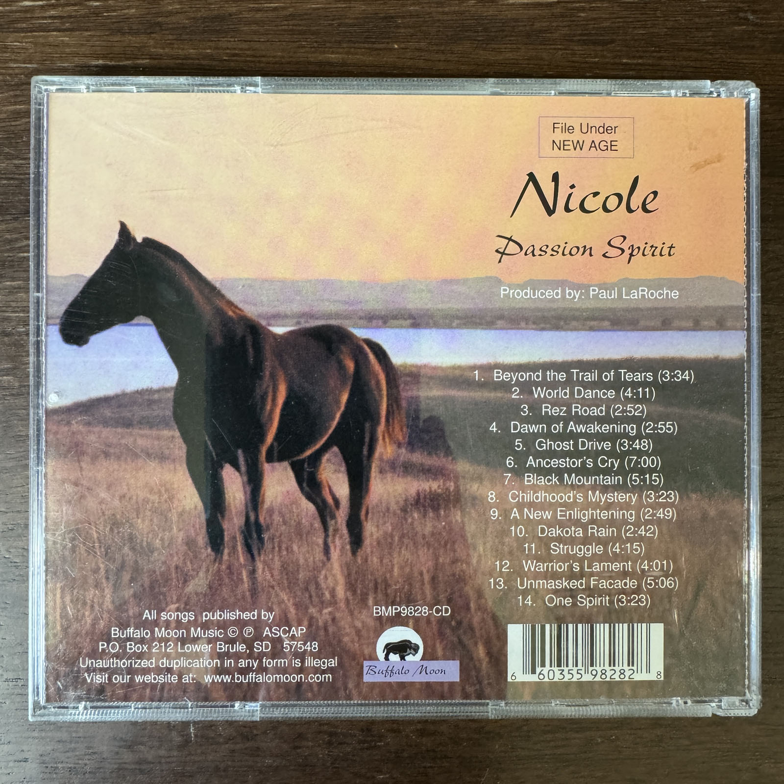 NICOLE LAROCHE - PASSION SPIRIT (CD) 2001!! RARE!!! BUFFALO MOON