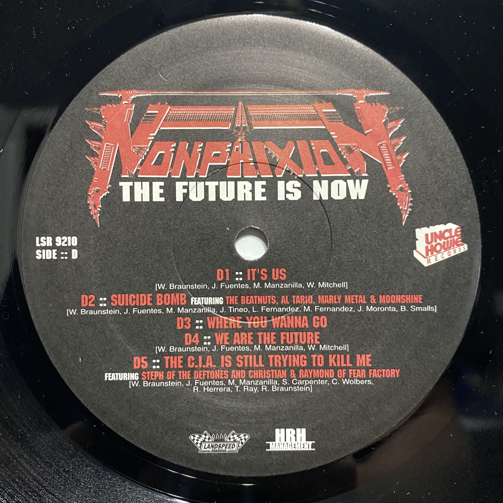 米2LP Non Phixion The Future Is Now (Acappellas) UHR5710 Uncle Howie Records /00520 Non Phixion - The Future is Now (2xLP + Gatefold - Neon