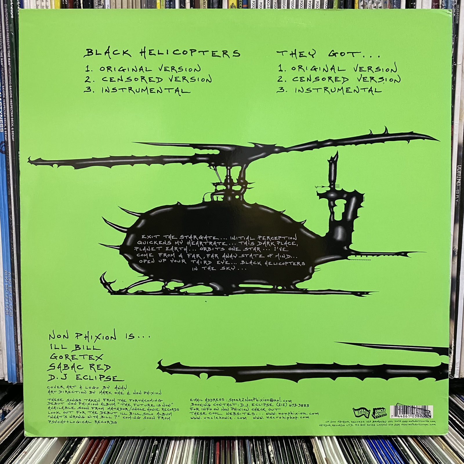 NON PHIXION - BLACK HELICOPTERS / THEY GOT (12