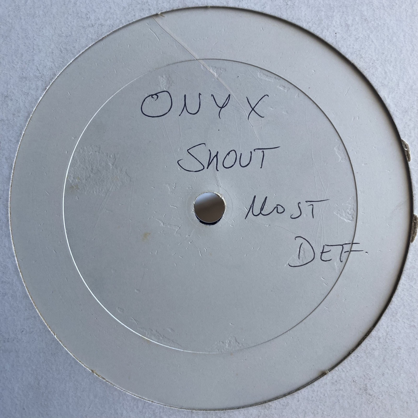 ONYX - SHOUT (REMIX) / MOST DEF (12