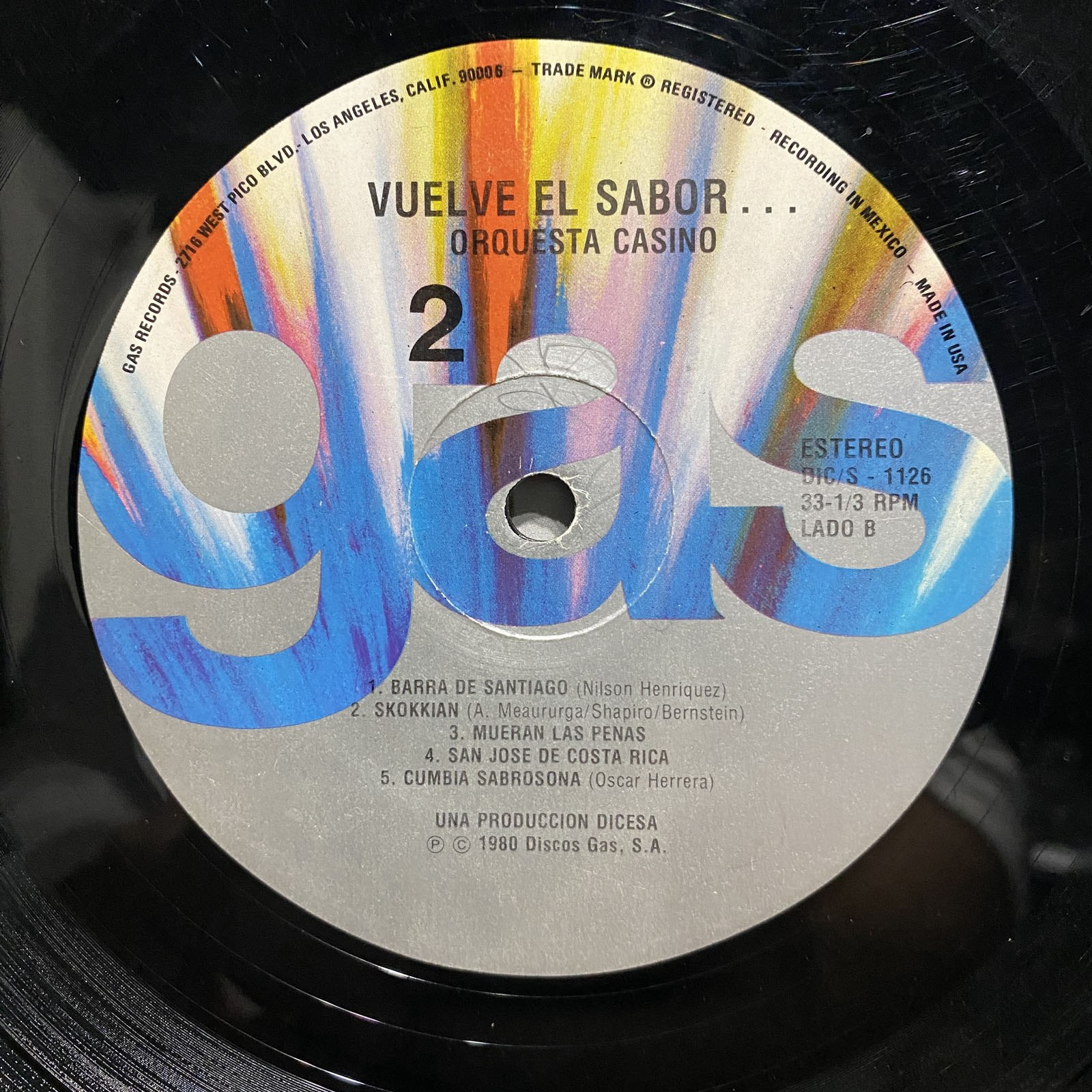 ORQUESTA CASINO - VUELVE EL SABOR!! (VINYL LP) 1978!! RARE
