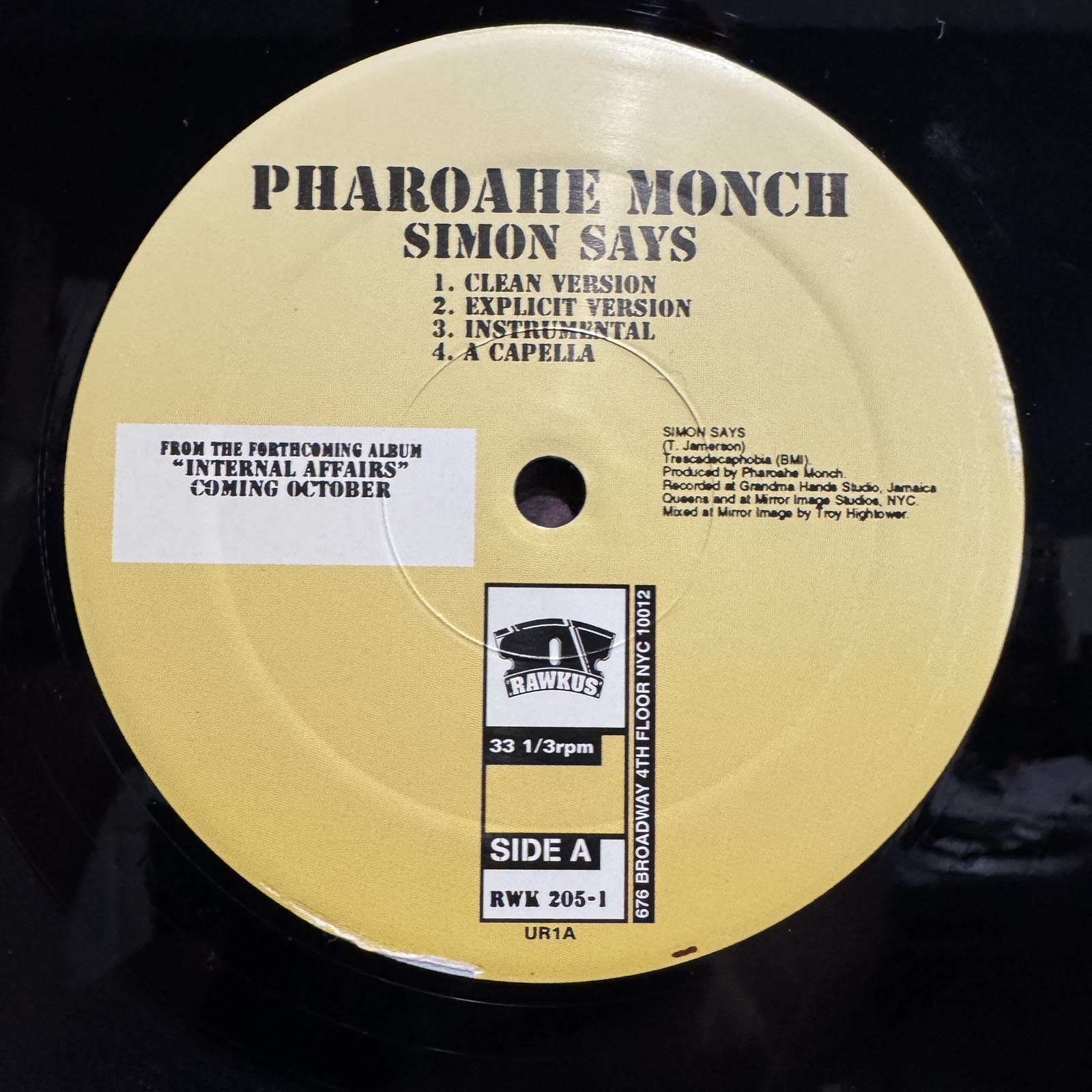 PHAROAHE MONCH - SIMON SAYS / BEHIND CLOSED DOORS (12