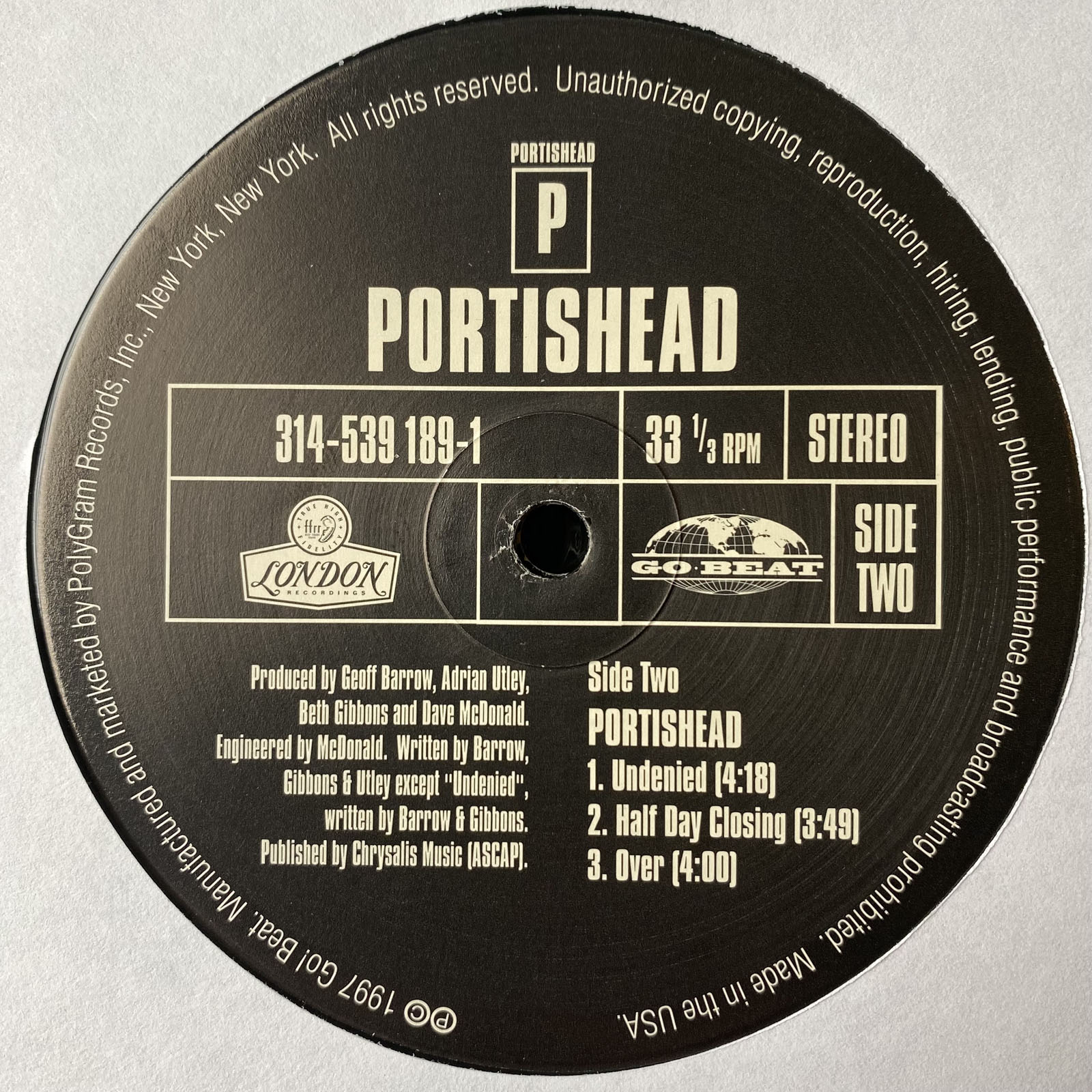 PORTISHEAD PORTISHEAD レコード portishead01a.JPEG