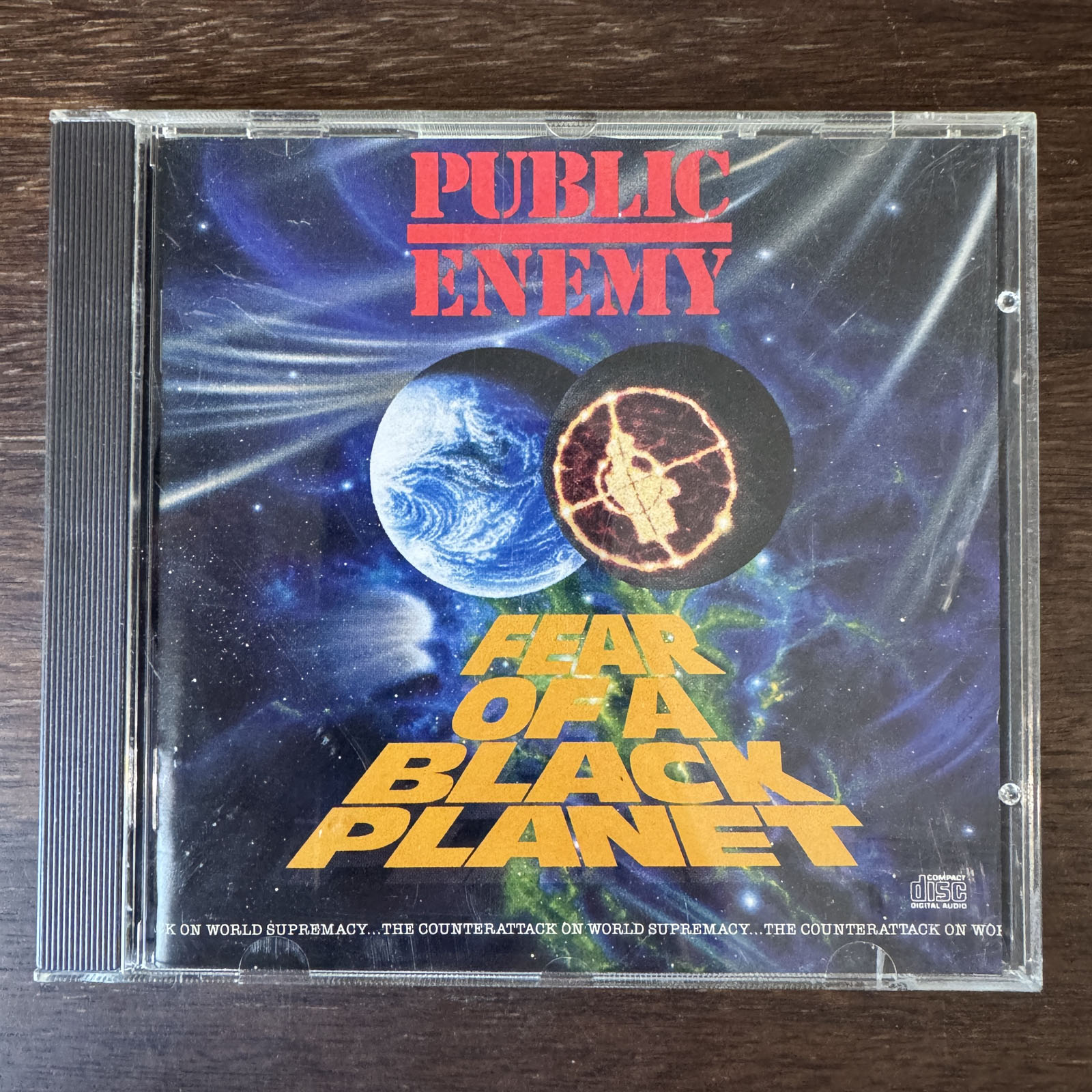 PUBLIC ENEMY - FEAR OF A BLACK PLANET (CD) 1990!!! RARE!!! DEF JAM