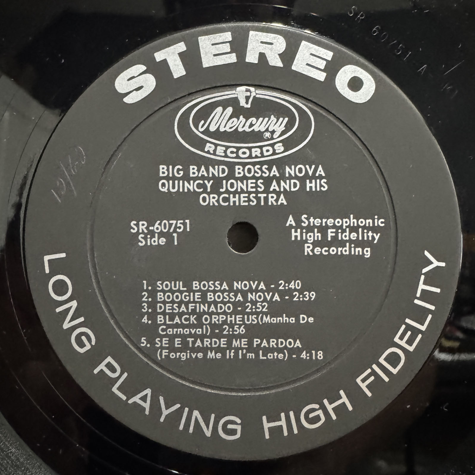 QUINCY JONES - BIG BAND BOSSA NOVA (VINYL LP) 1962!! RARE
