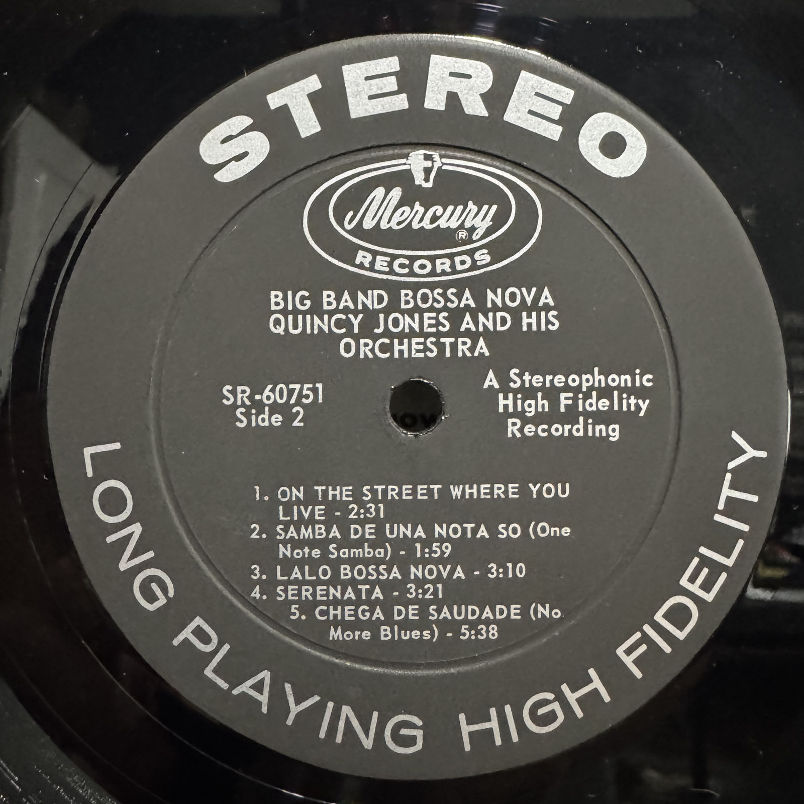 QUINCY JONES - BIG BAND BOSSA NOVA (VINYL LP) 1962!! RARE