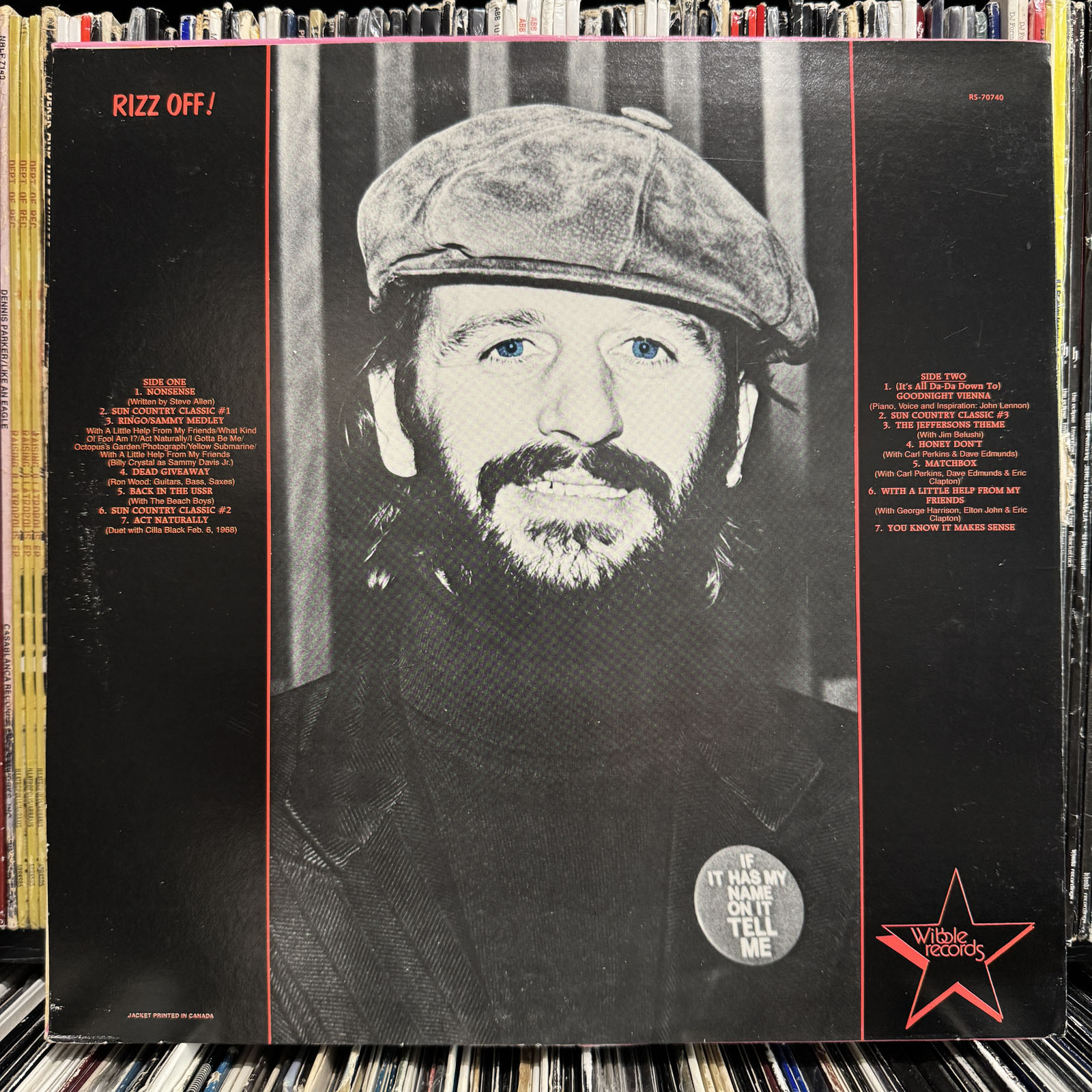 RINGO STARR - RIZZ OFF! 14 FAB GEAR RARE TRACKS (VINYL LP) JOHN