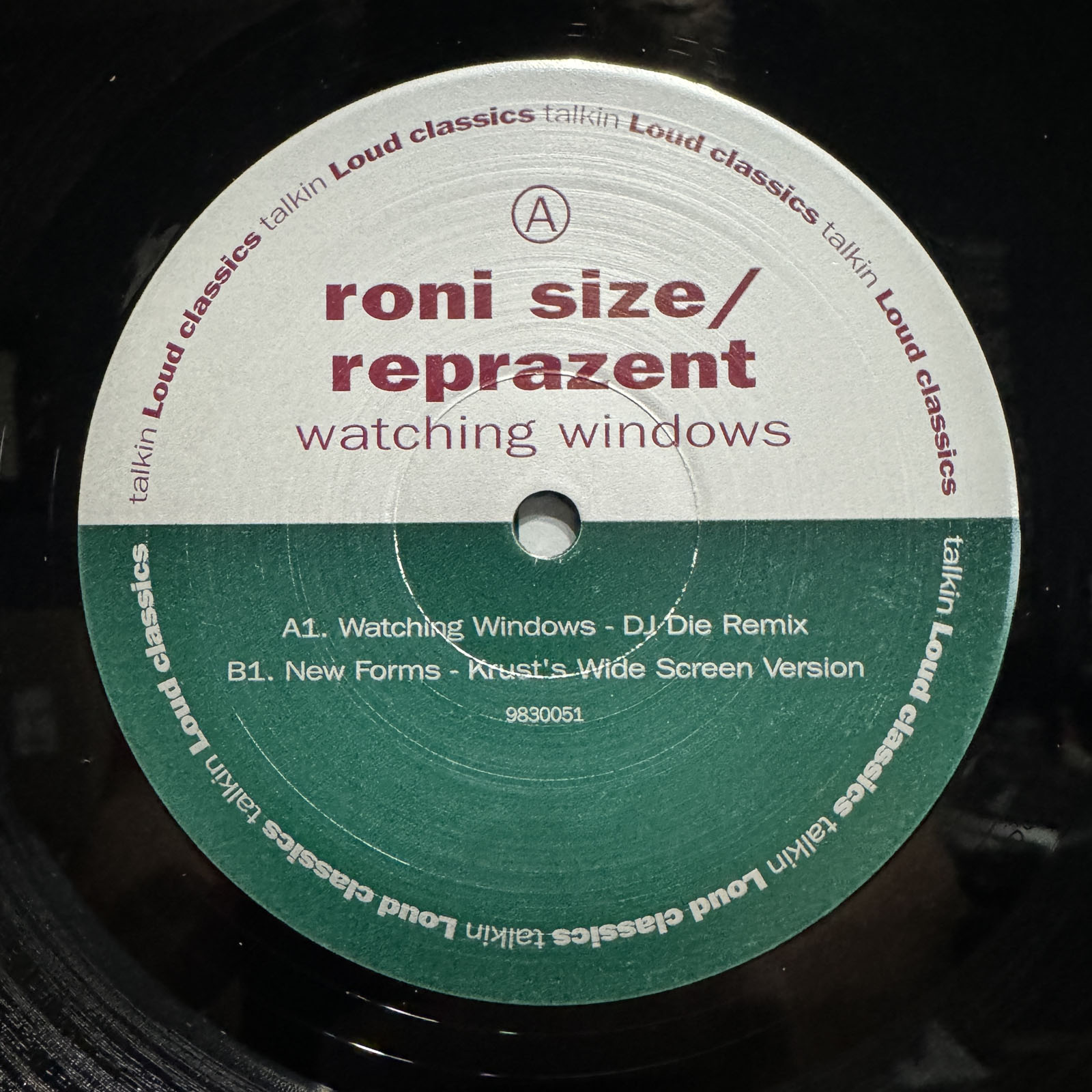 RONI SIZE + REPRAZENT - WATCHING WINDOWS / NEW FORMS